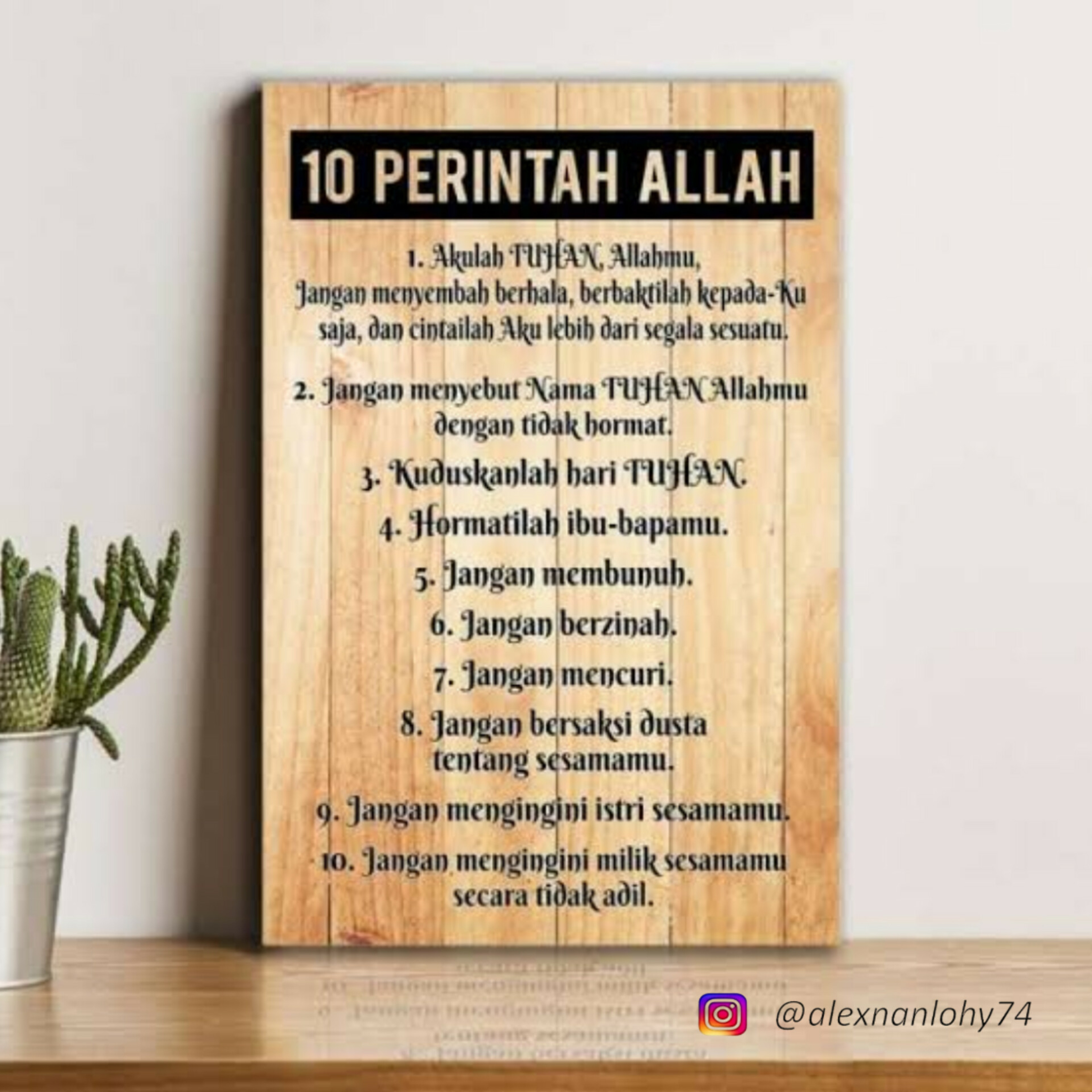 PENGANTAR "10 PERINTAH ALLAH" - ULANGAN 5-6