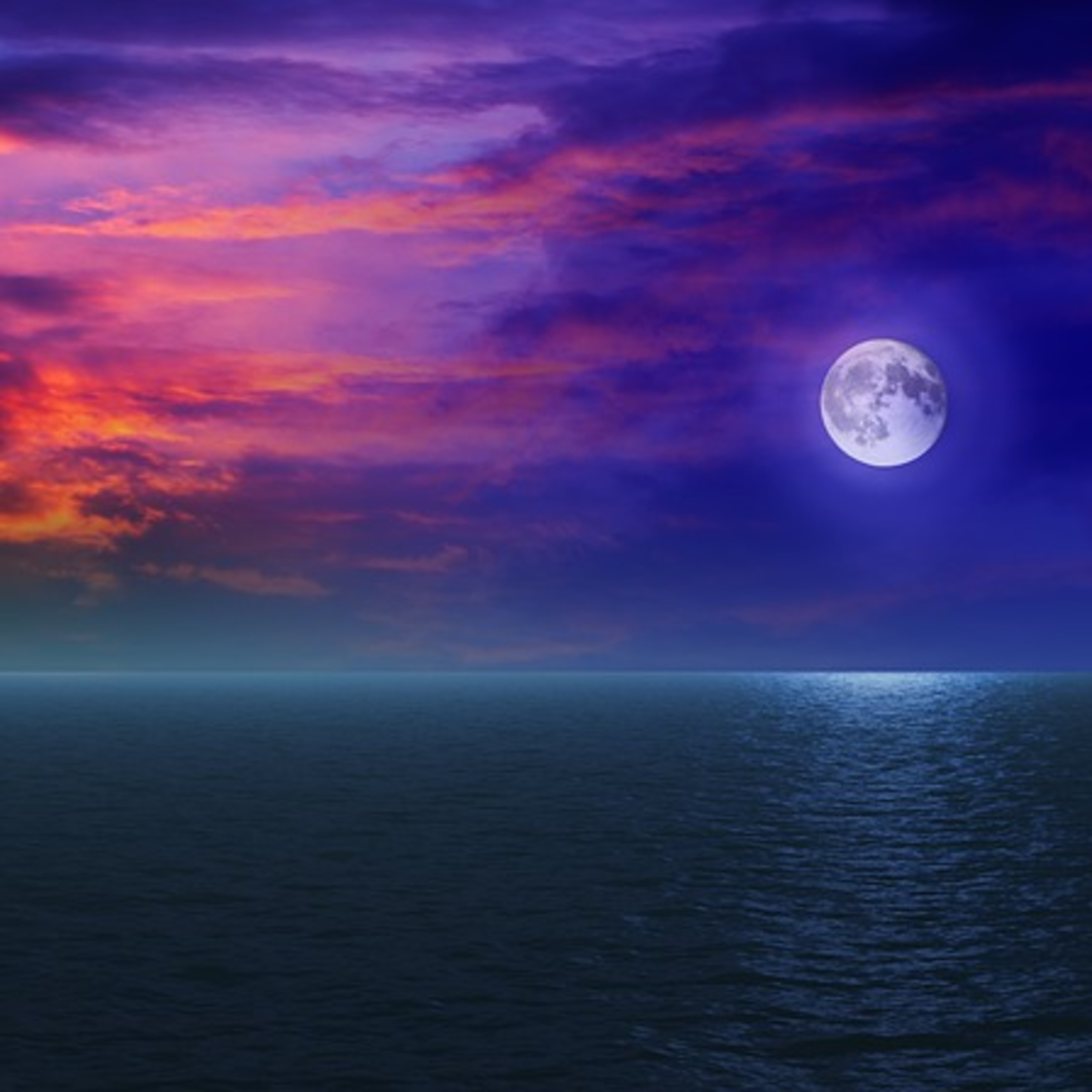 La Lune dans un Vieux Seau