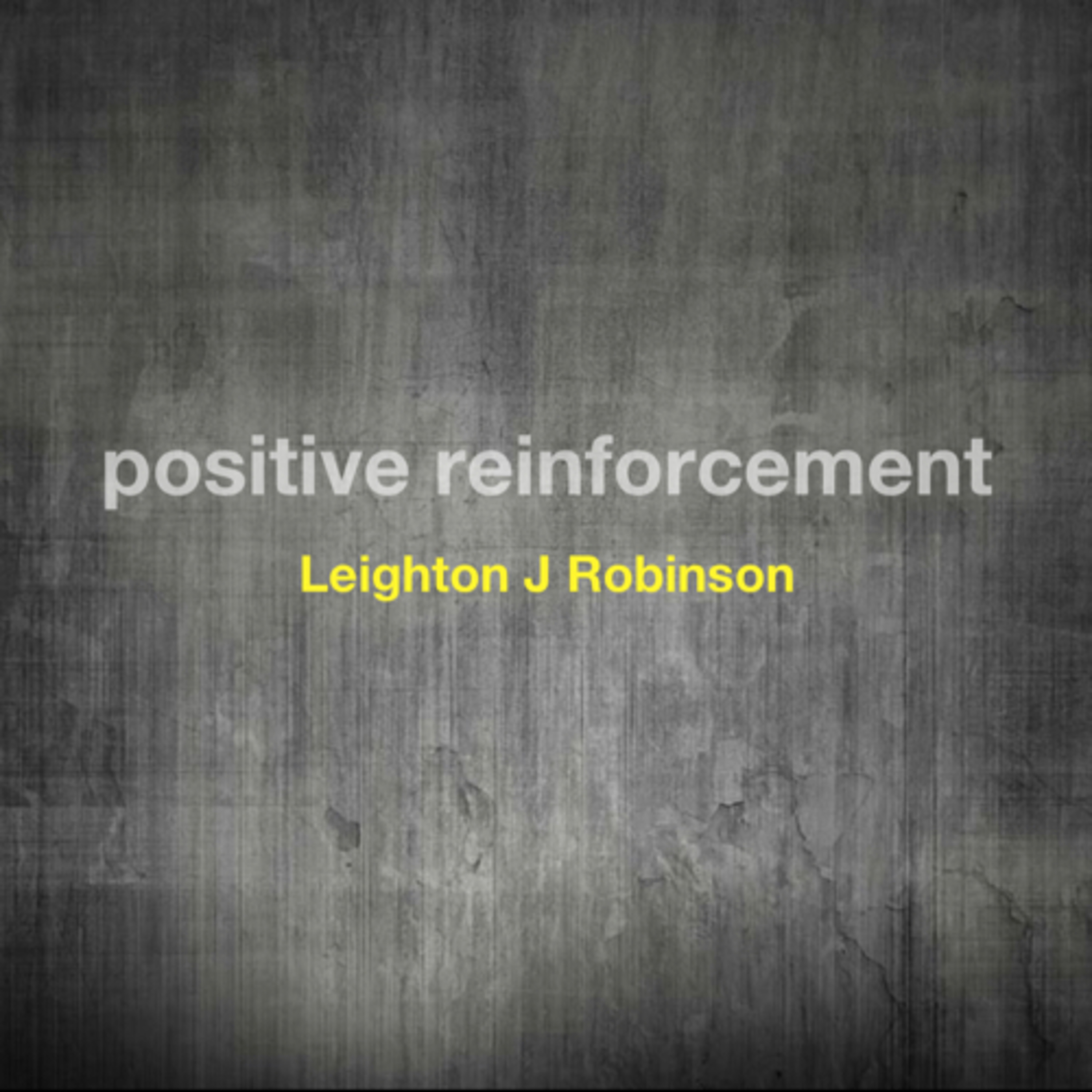 The way positive reinforcement is carried out, is more important than the amount  episode artwork