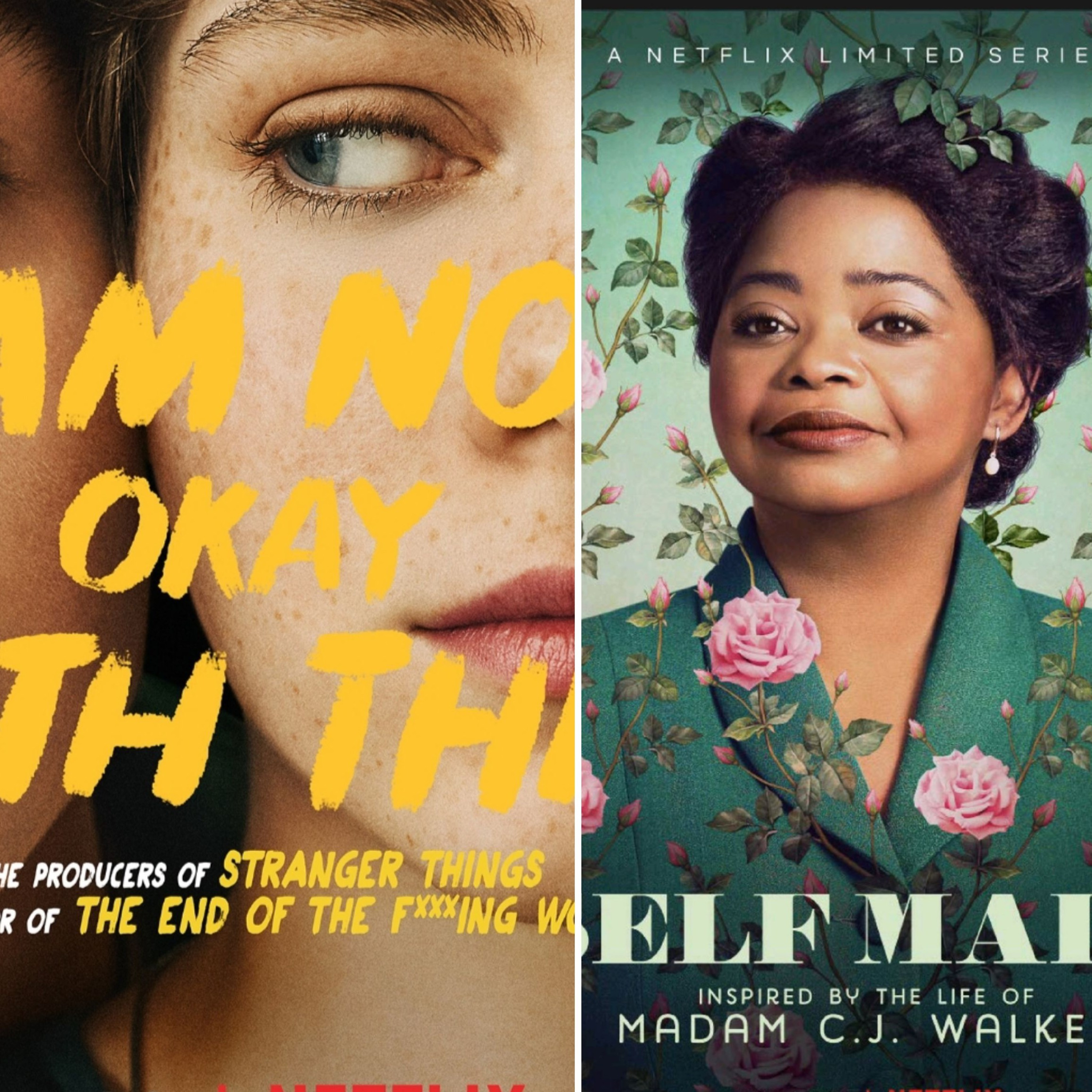 Clearing My Que: Self Made & I'm not okay with this (Netflix) no spoilers  episode artwork