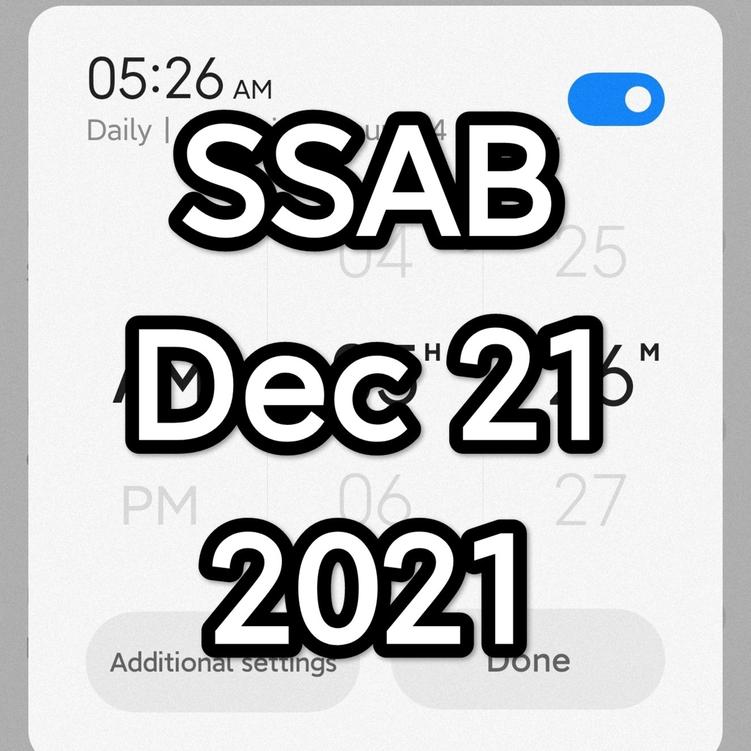 SSAB - December 21 2021 episode artwork