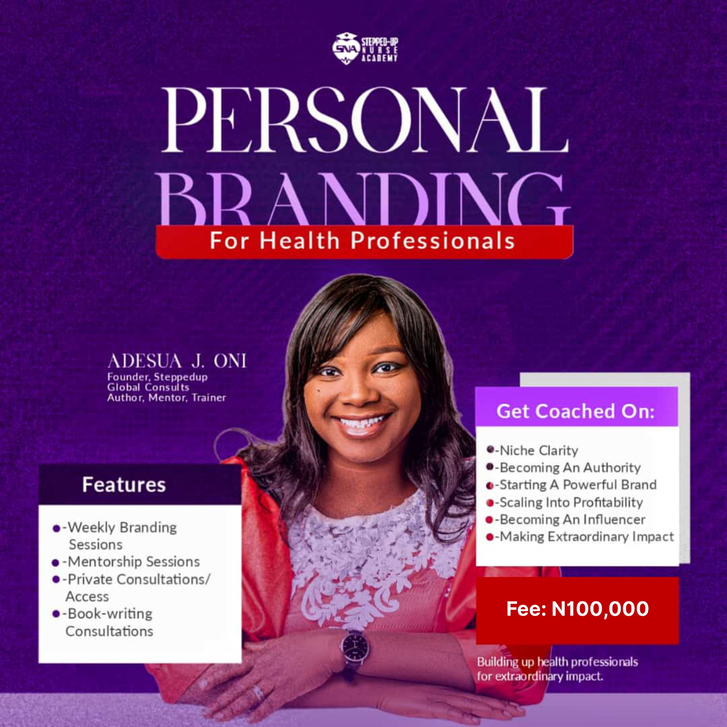 ADESUA ONI (#TheSteppedupNurse)