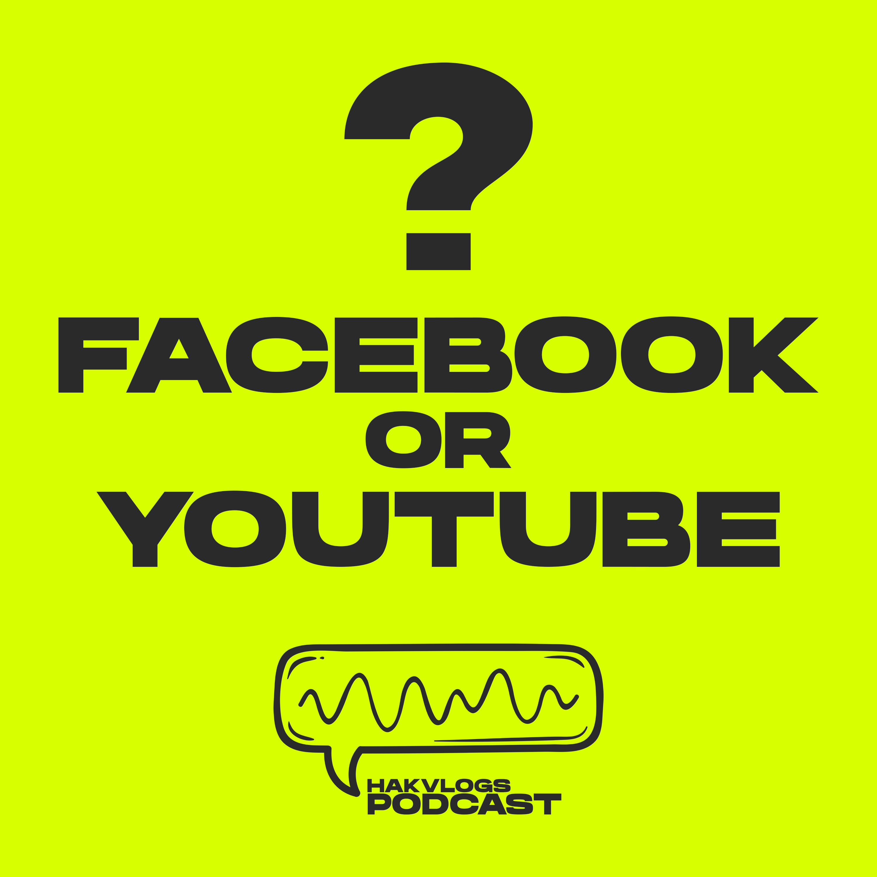 YouTube or Facebook? Your Choice!