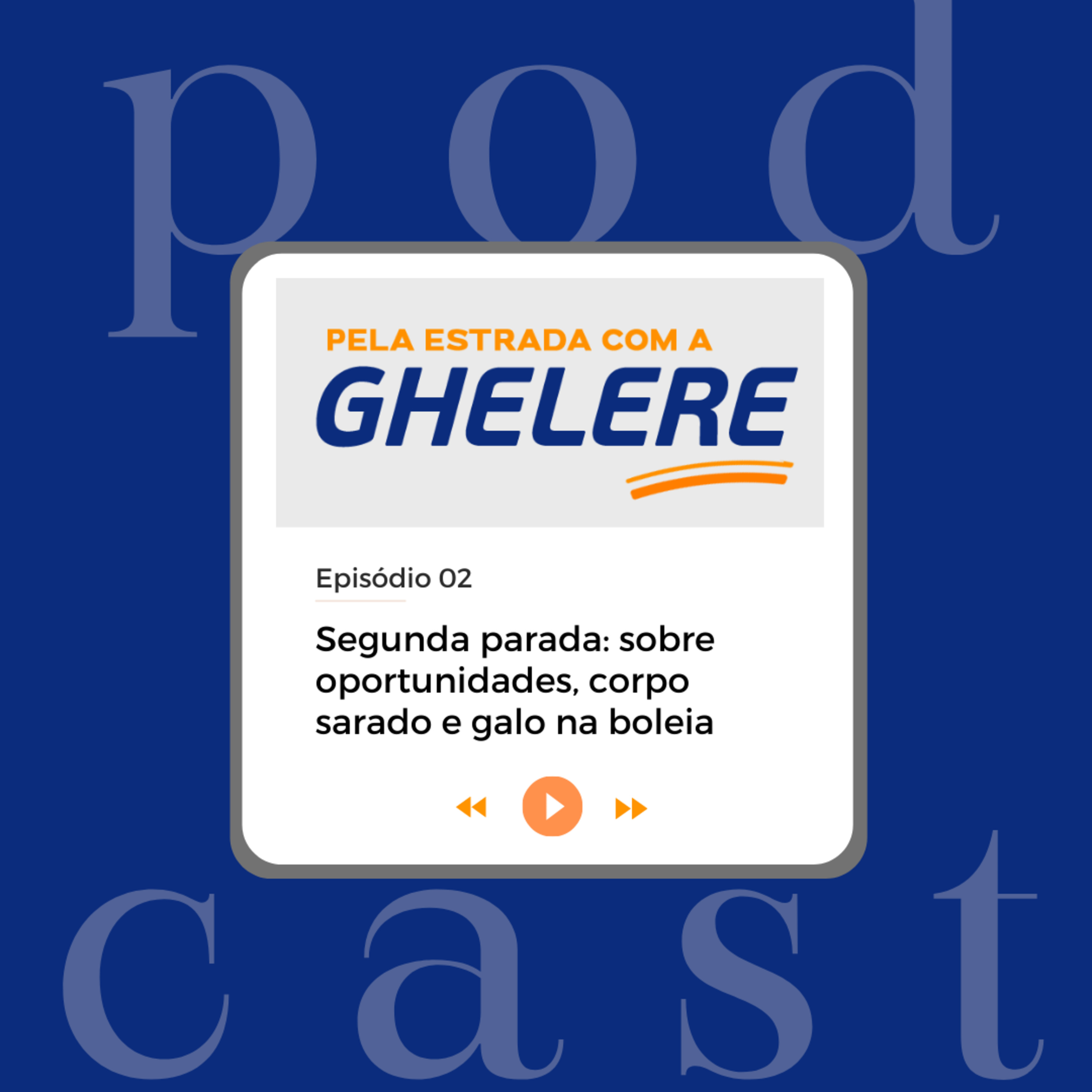 Pela estrada com a Ghelere
