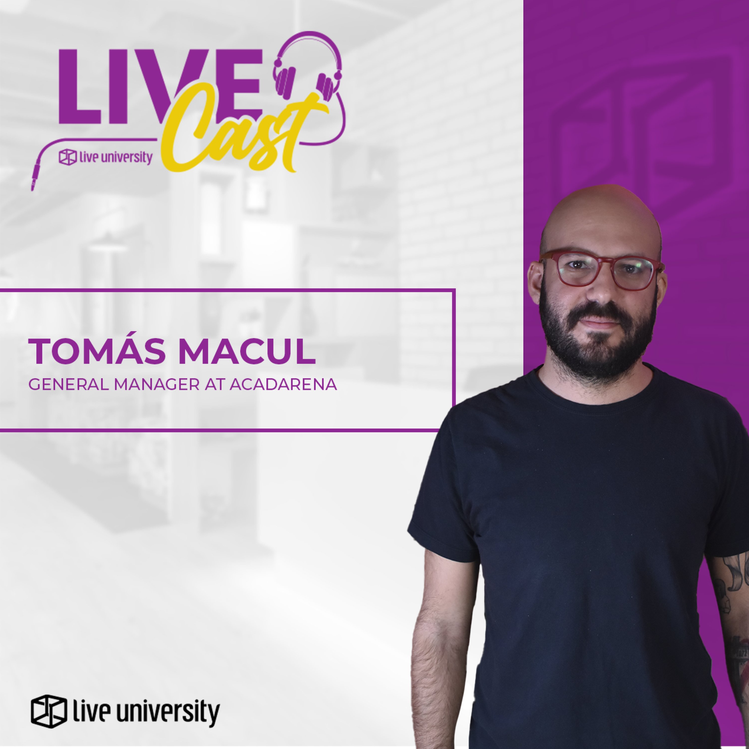 Entendendo o Lifestyle do público gamer no Marketing com Tomás Macul da AcadArena | LiveCast#72  episode artwork