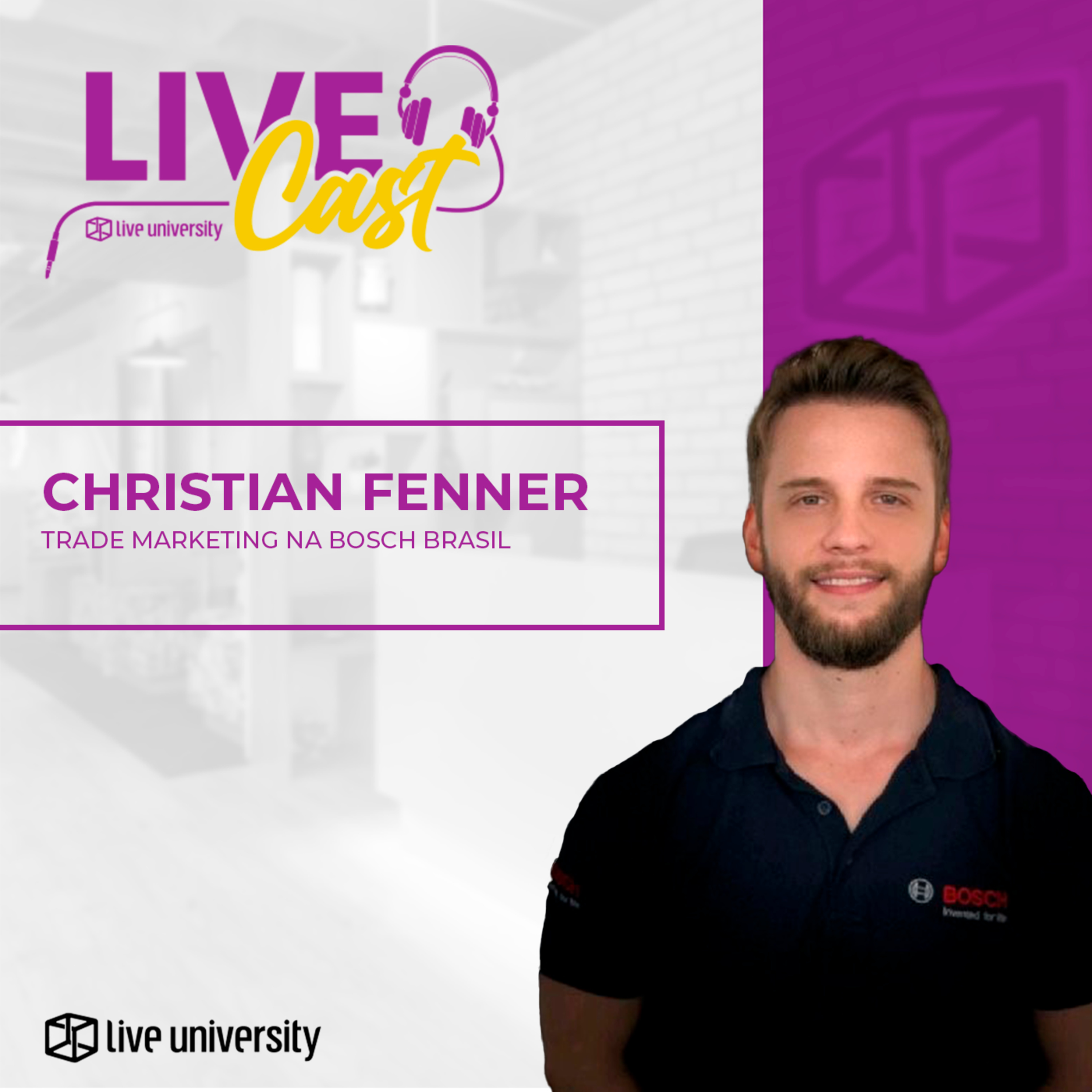 A democratização da Automatização de Processos com Christian Fenner da Bosch Brasil | LiveCast#77 episode artwork