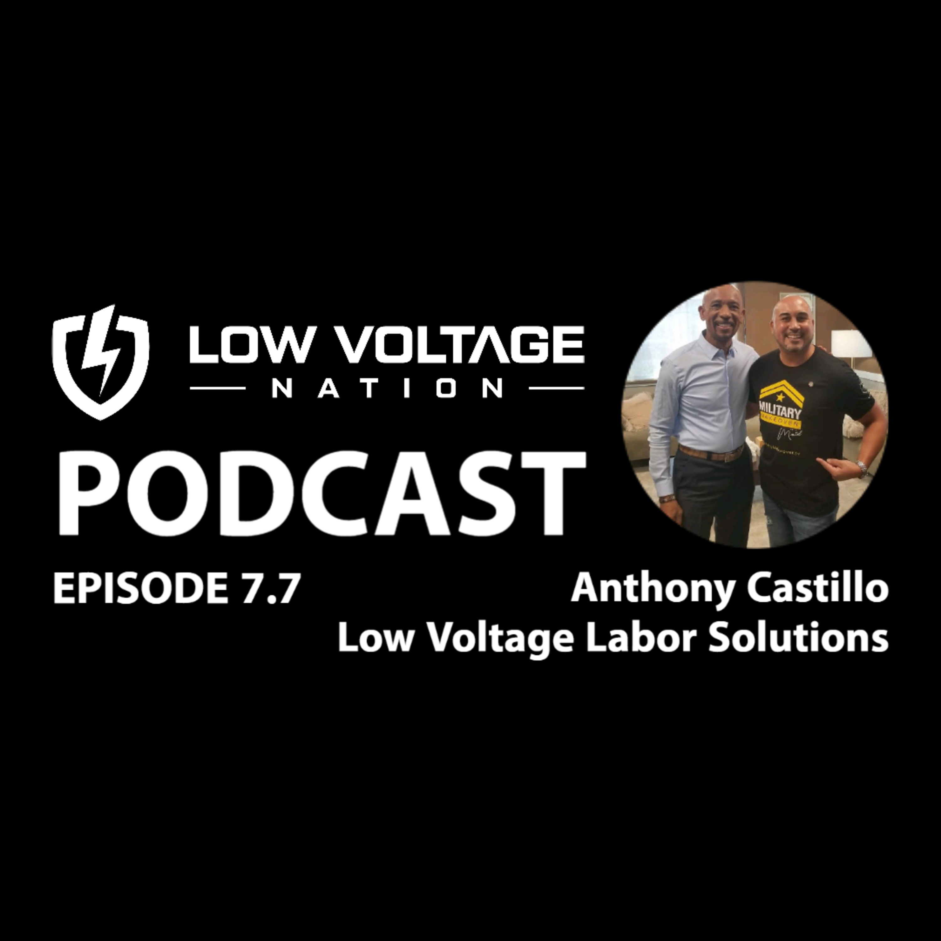 7.7 Anthony Castillo Low Voltage Labor Solutions Fireside Chat episode artwork