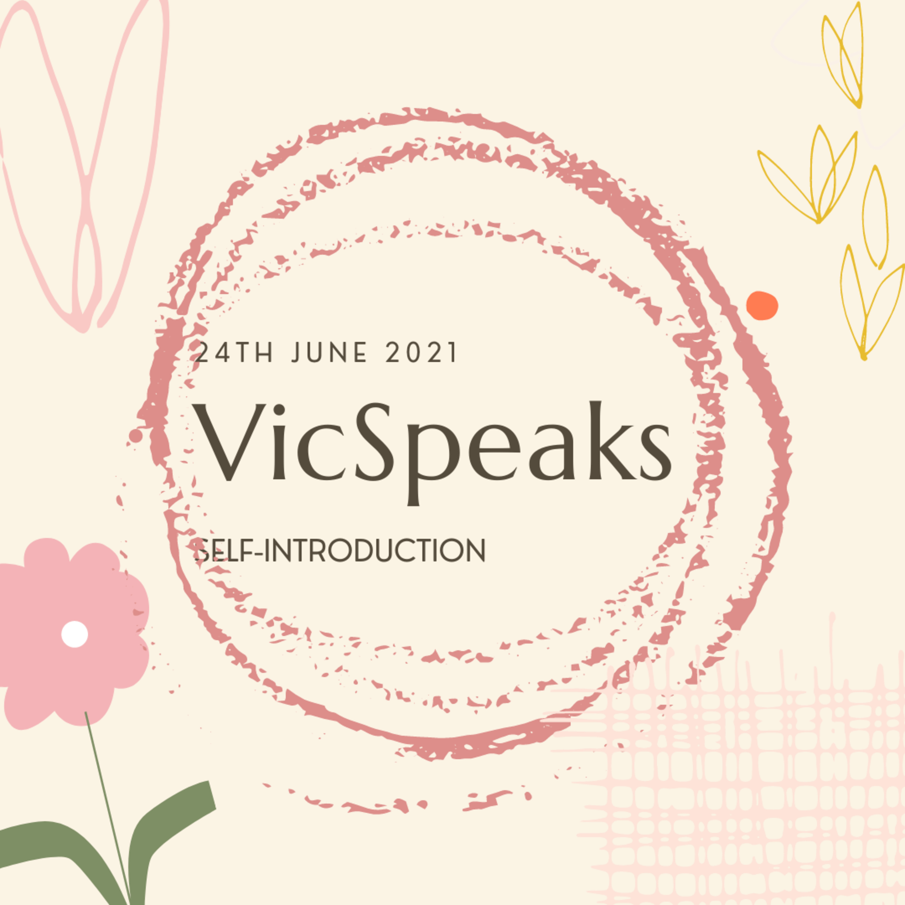 VicSpeaks Self Intro episode artwork