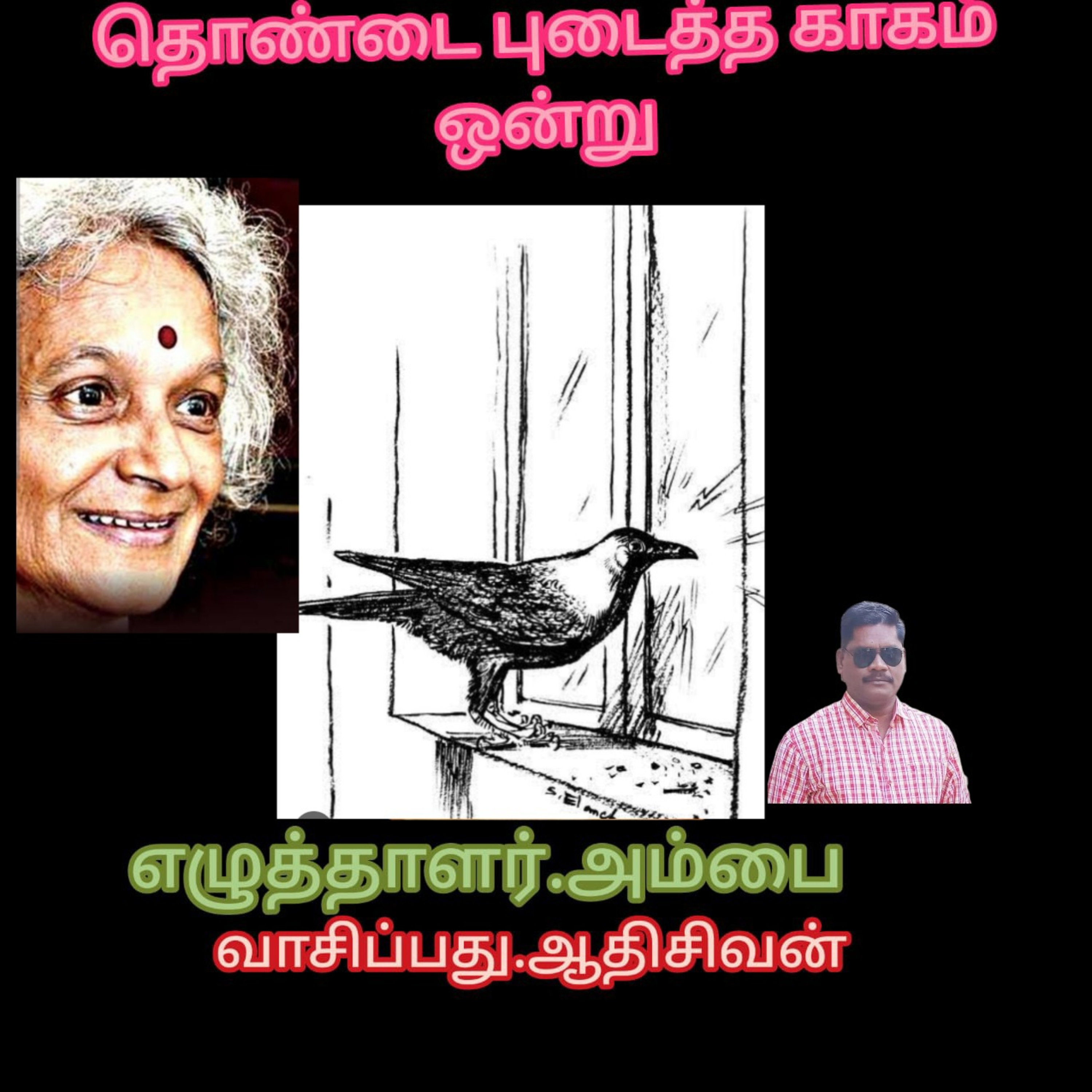 தொண்டை புடைத்த காகம் ஒன்று - சிறுகதை எழுதியவர்.அம்பை குரல்: ஆதிசிவன் பாண்டிச்சேரி.தொ. எண்.9360746310 episode artwork
