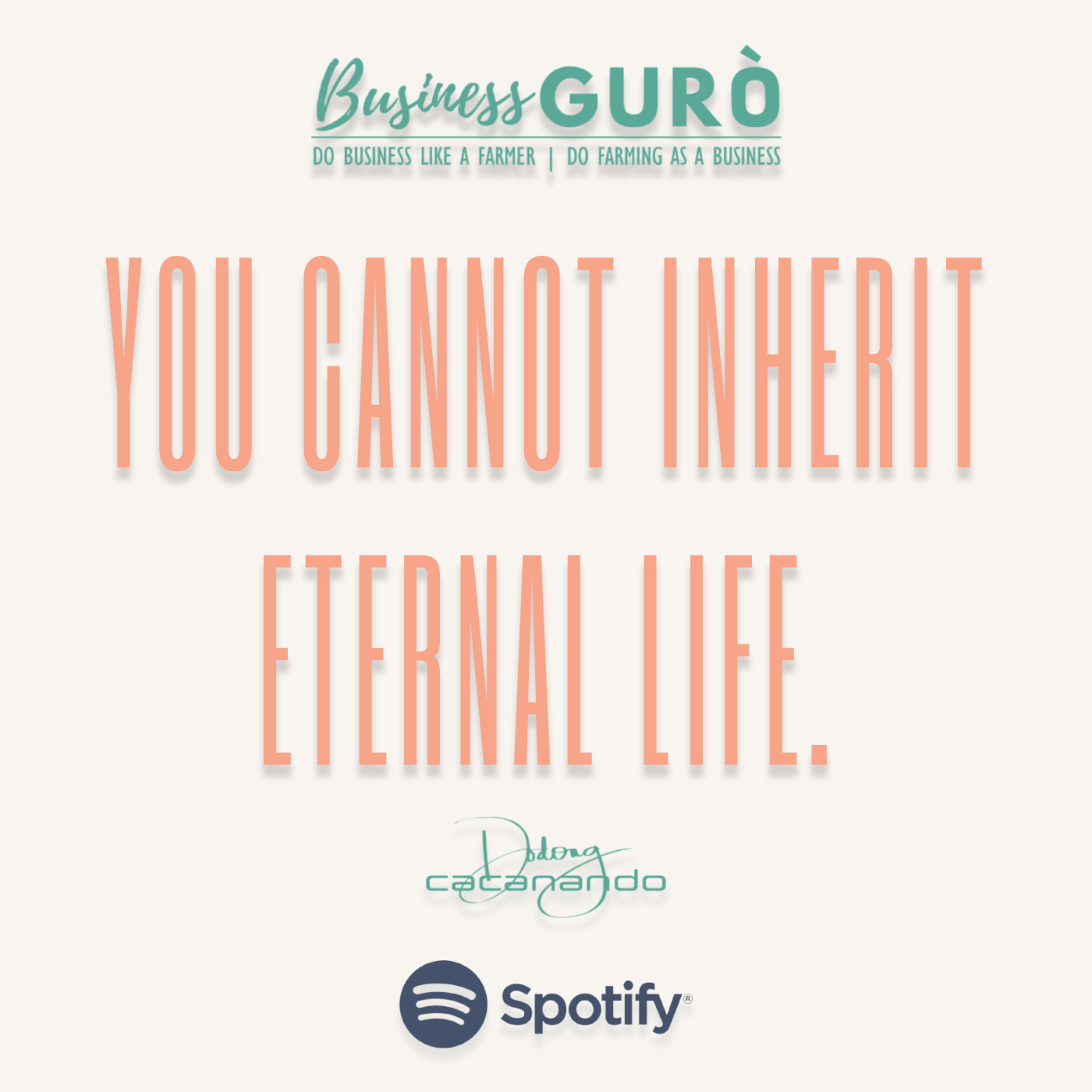 Dodong Cacanando Podcast: Insights from the Garden