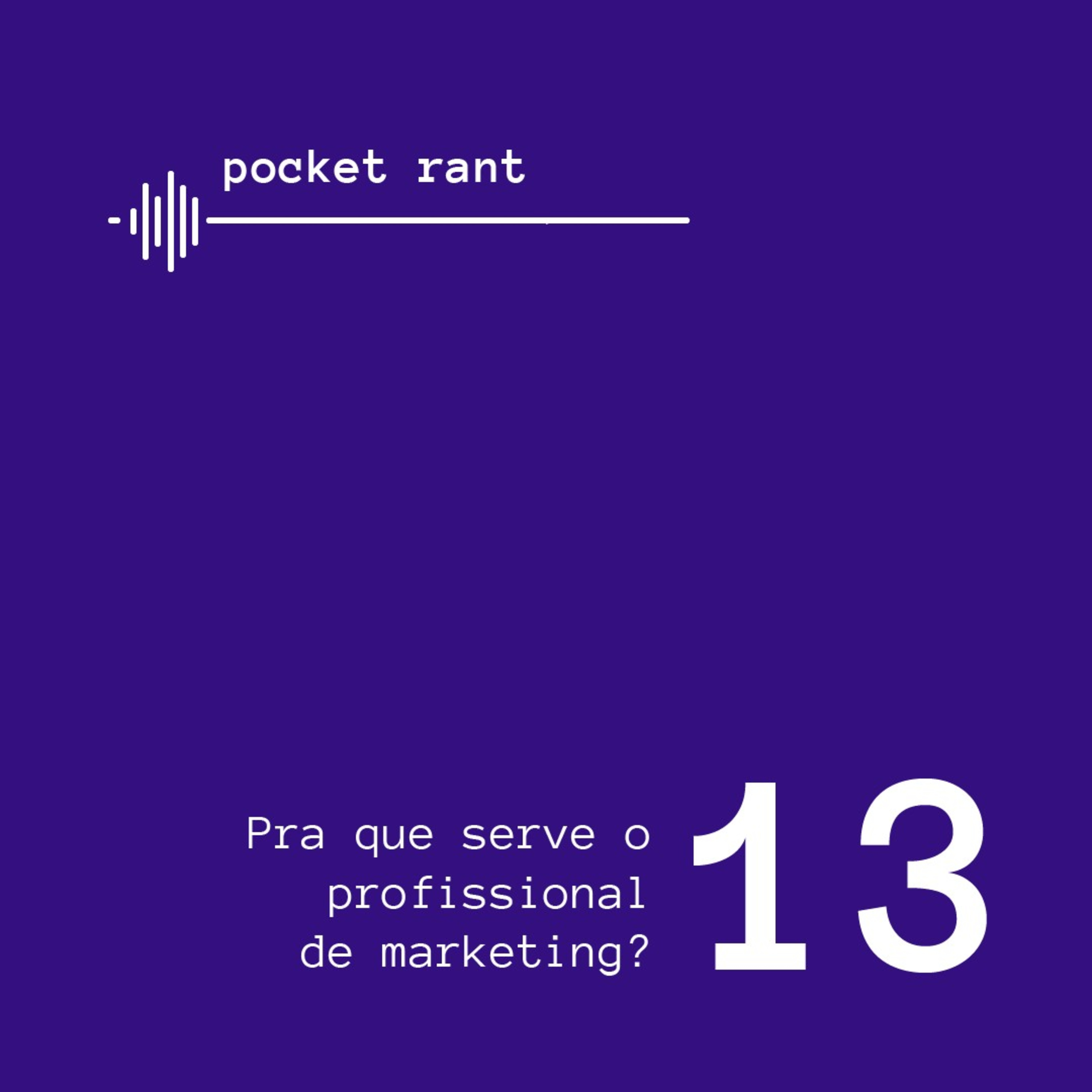 Pocket Rant: Pra que serve o profissional de marketing? 