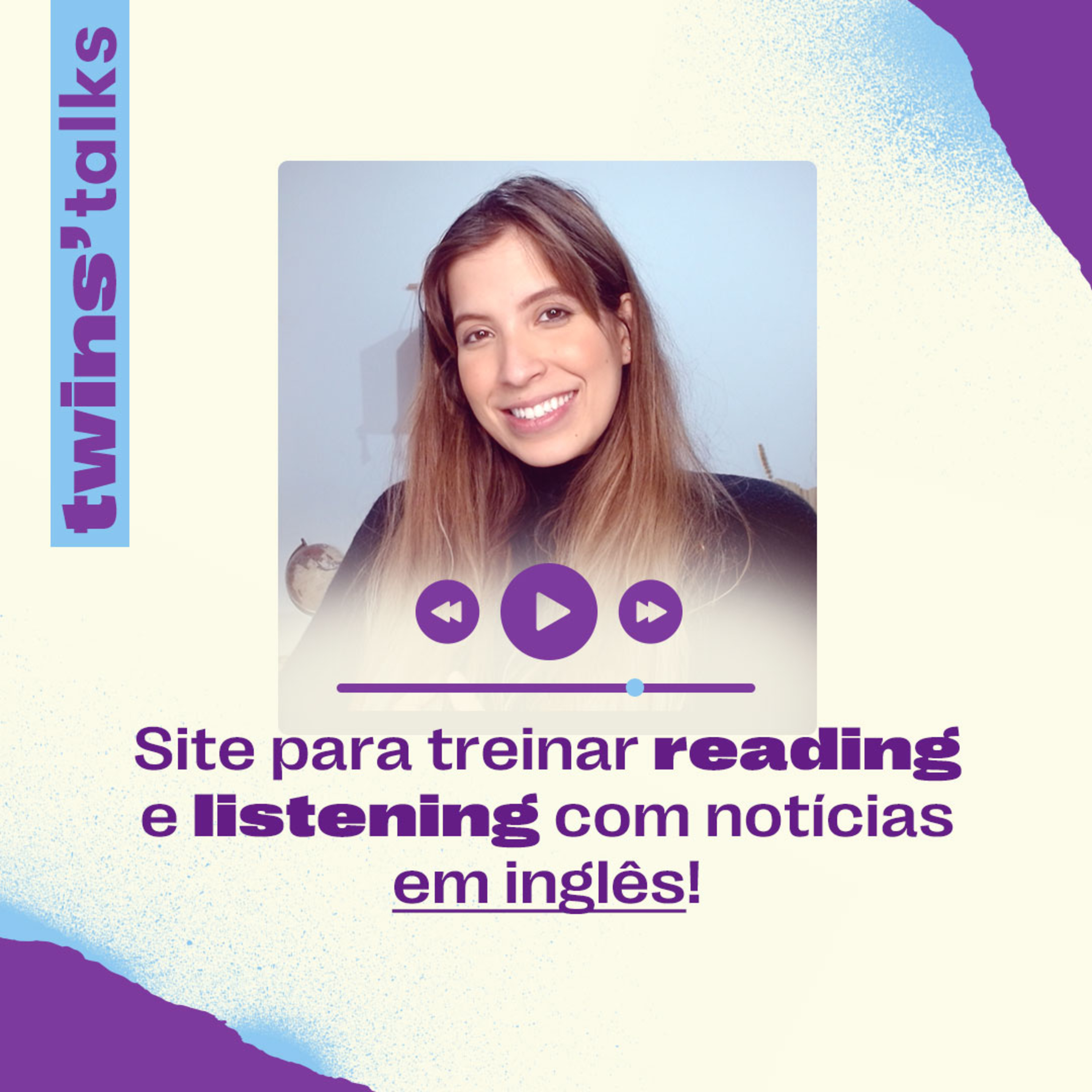 Twins'Talks #83 - Site para treinar reading e listening com notícias em inglês!  episode artwork