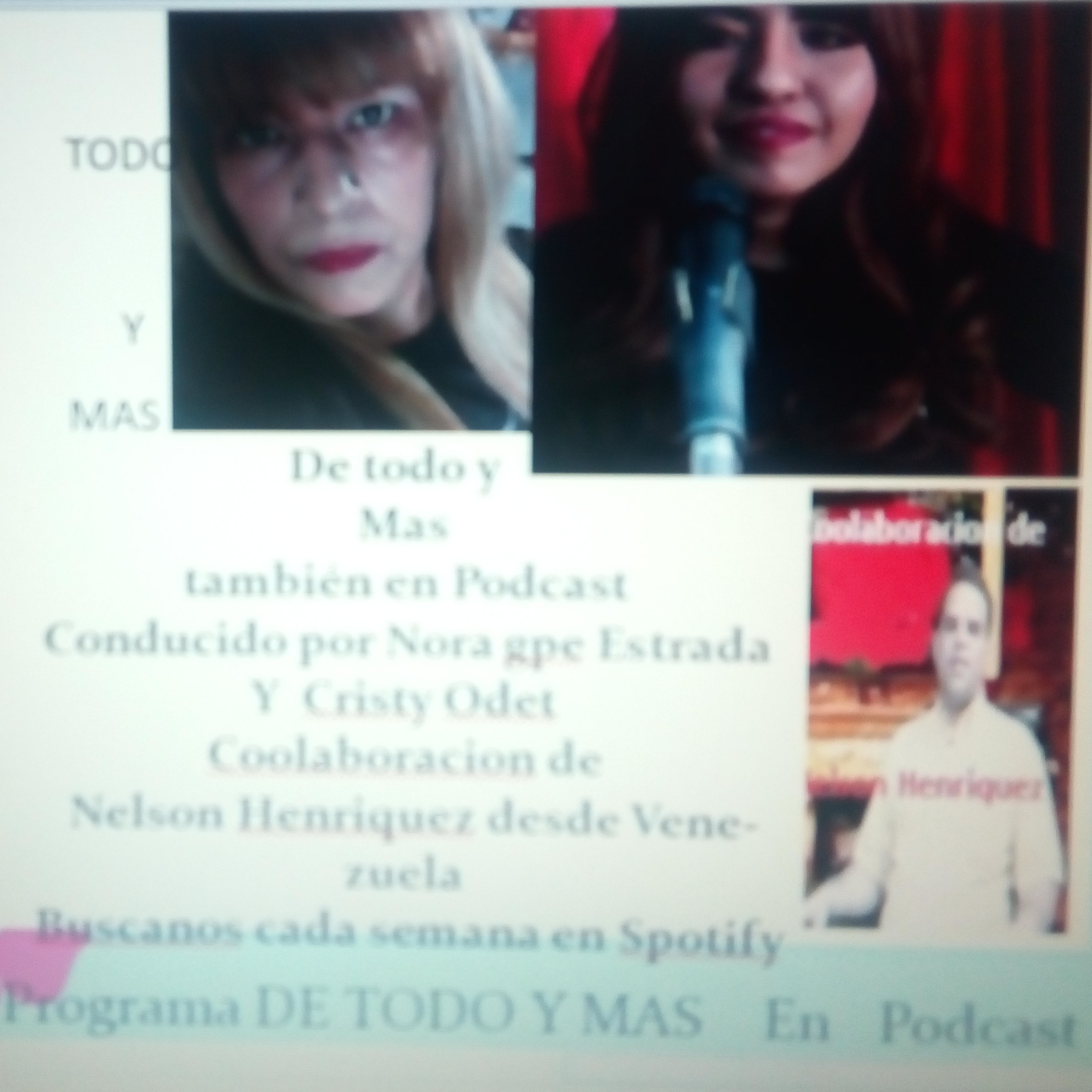 programa De todo y mas..Trayectorias artisticas,cultura y mucho mas solo aqui