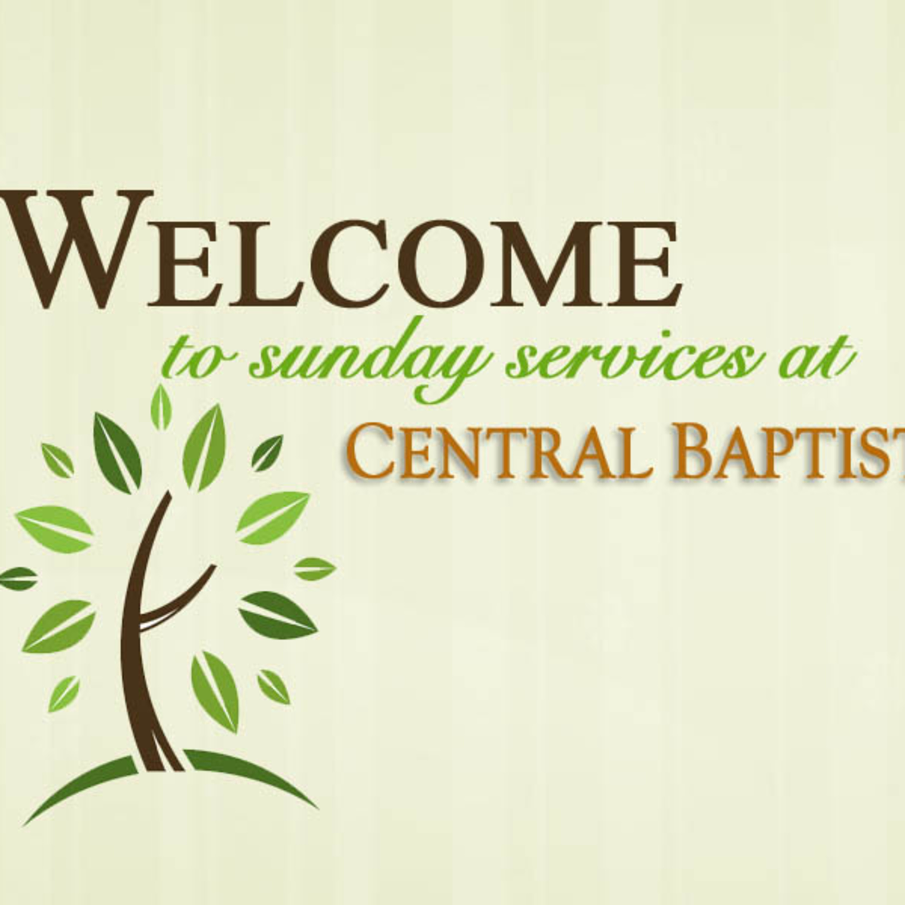Central Baptist Church Weekly Sermons and Bible Studies