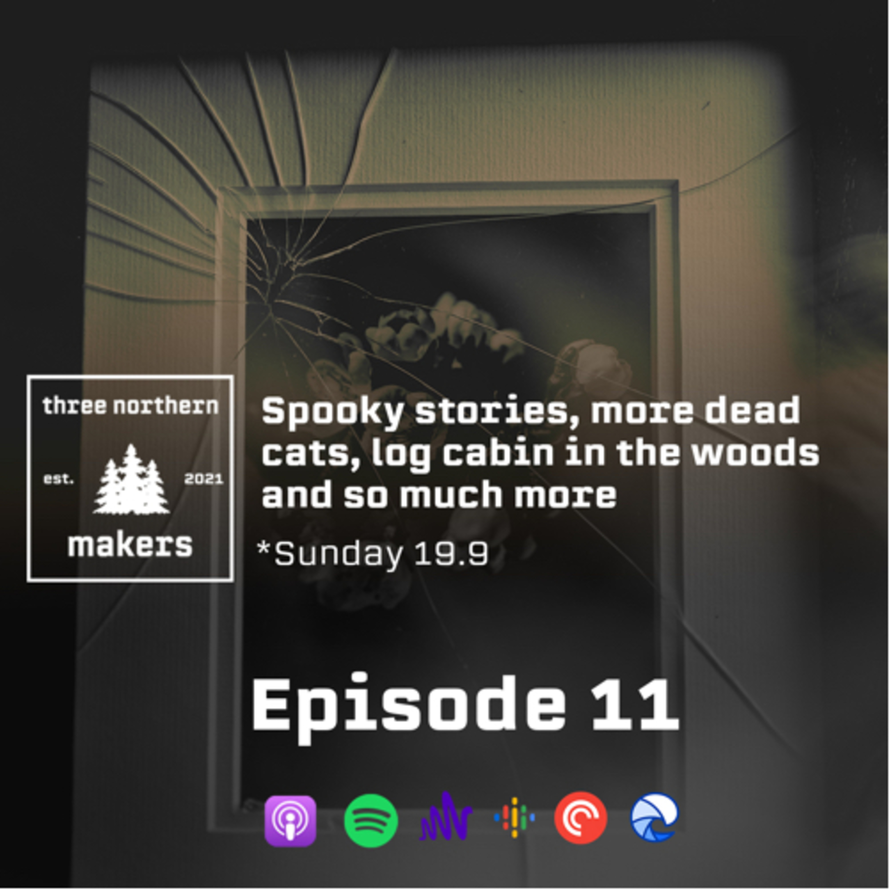 Spooky stories, more dead cats, log cabin in the woods and so much more episode artwork