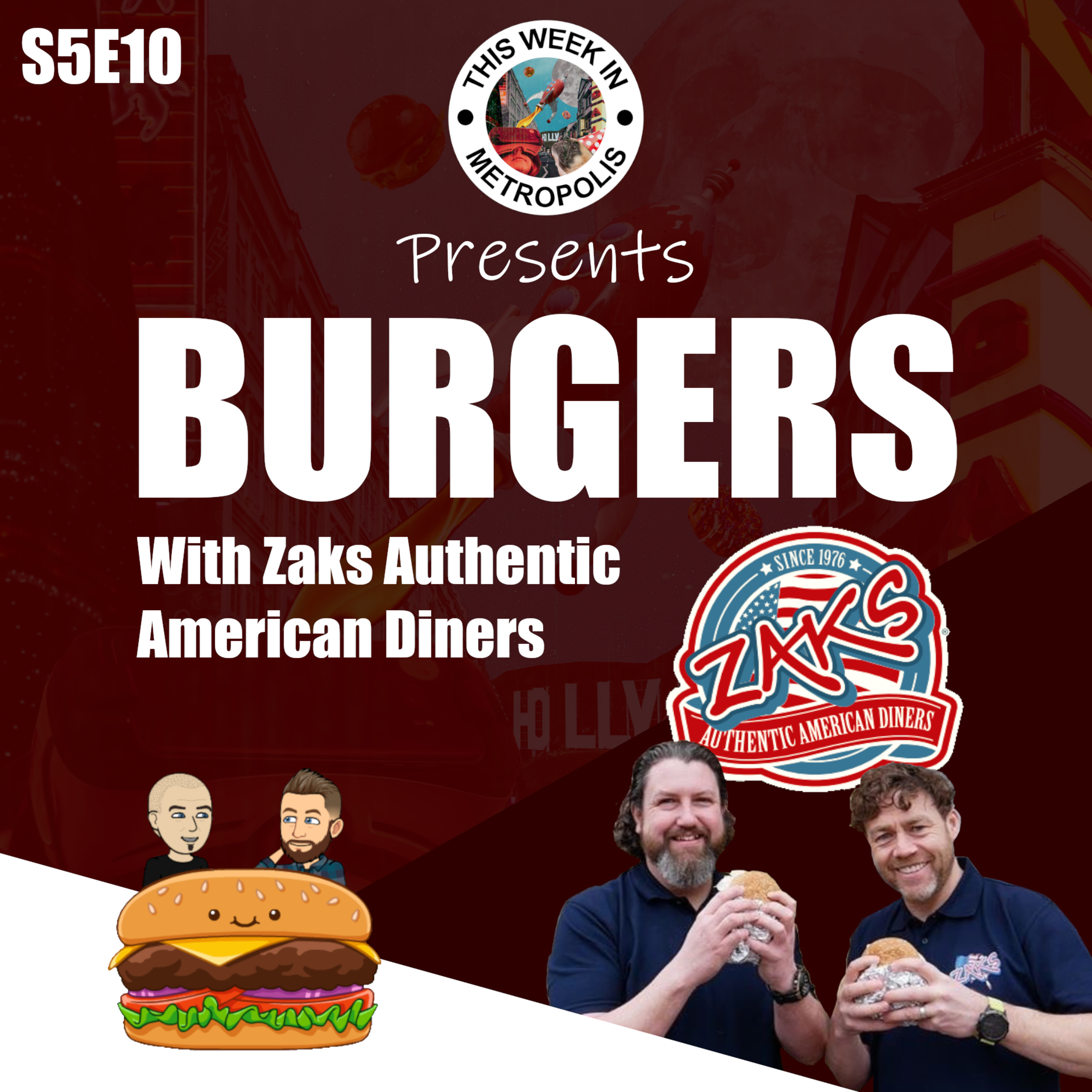 Burgers With Zaks Authentic American Diners episode artwork