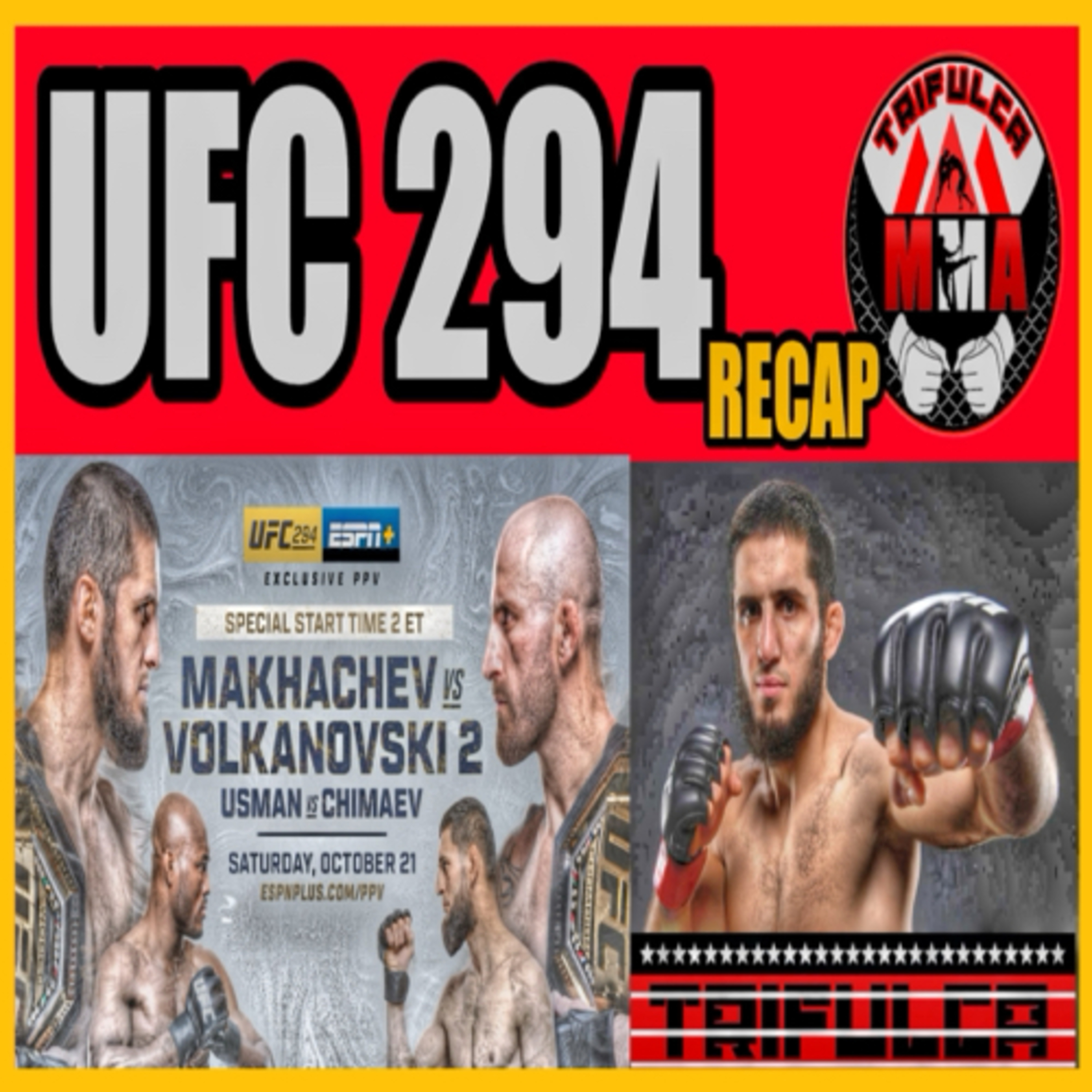 UFC 294: Makhachev vs. Volkanovski 2 Recap, Análisis y Calificaciones  episode artwork