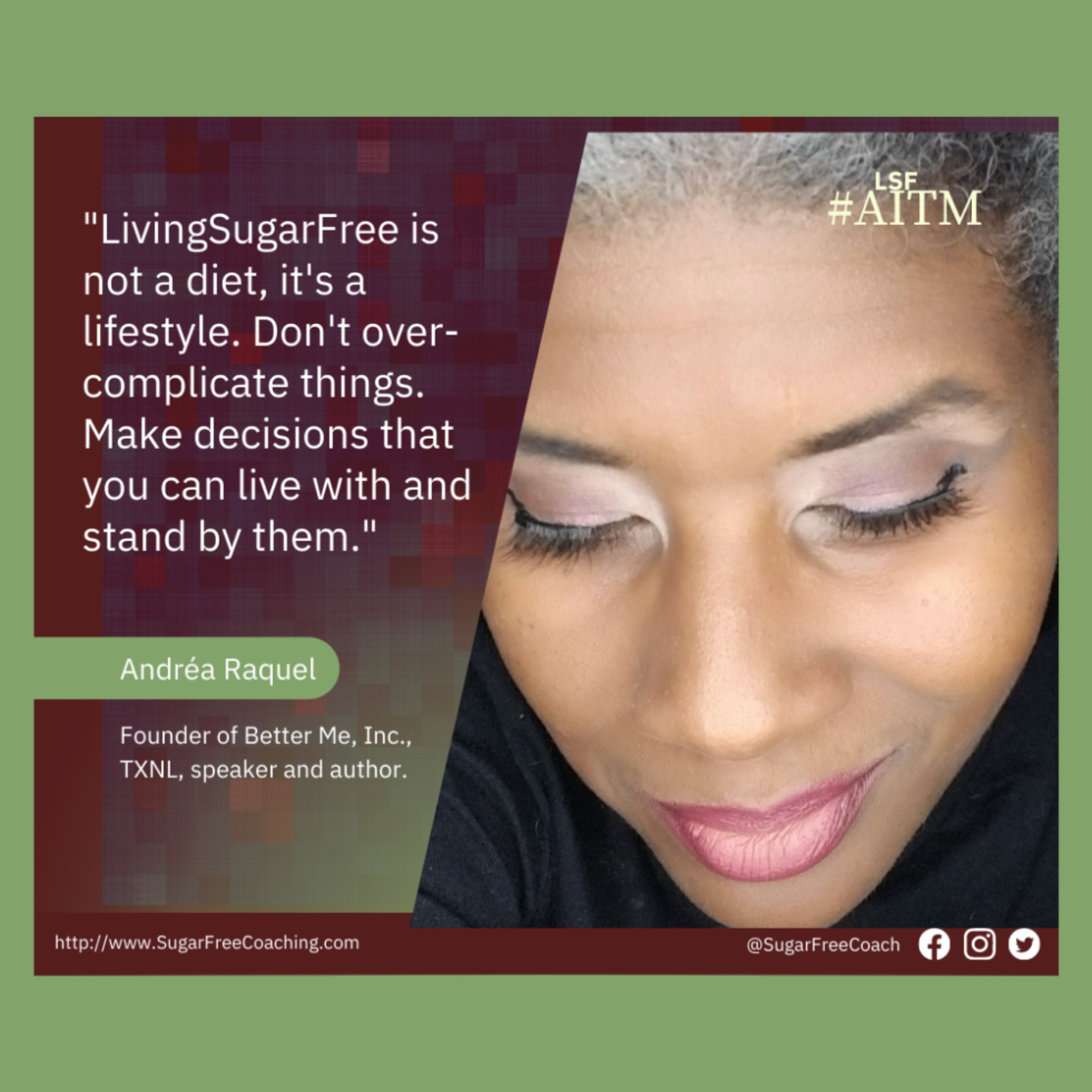 The LivingSugarFree Lifestyle