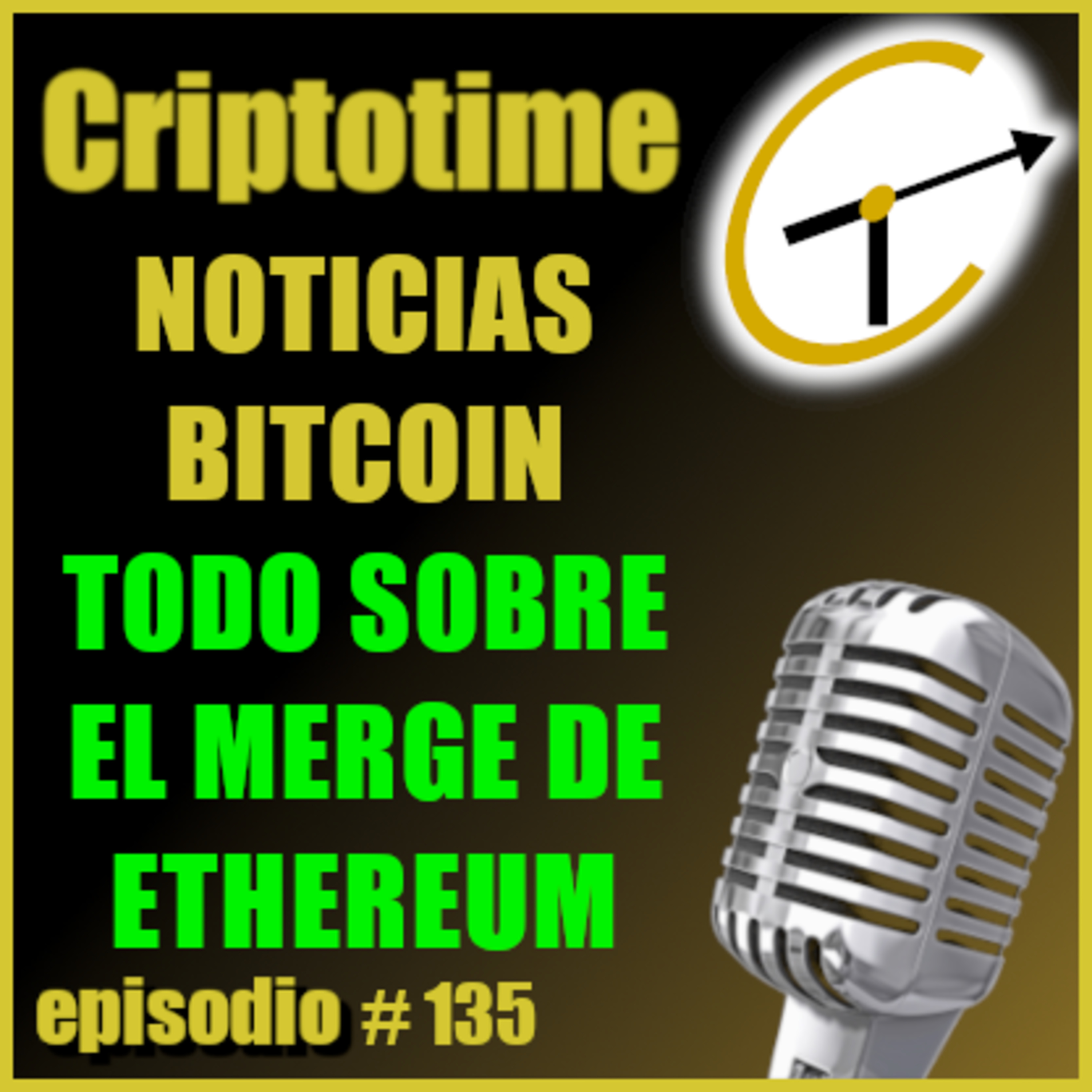 😮Noticias BITCOIN y ¿Subida por MERGE de Ethereum? episode artwork