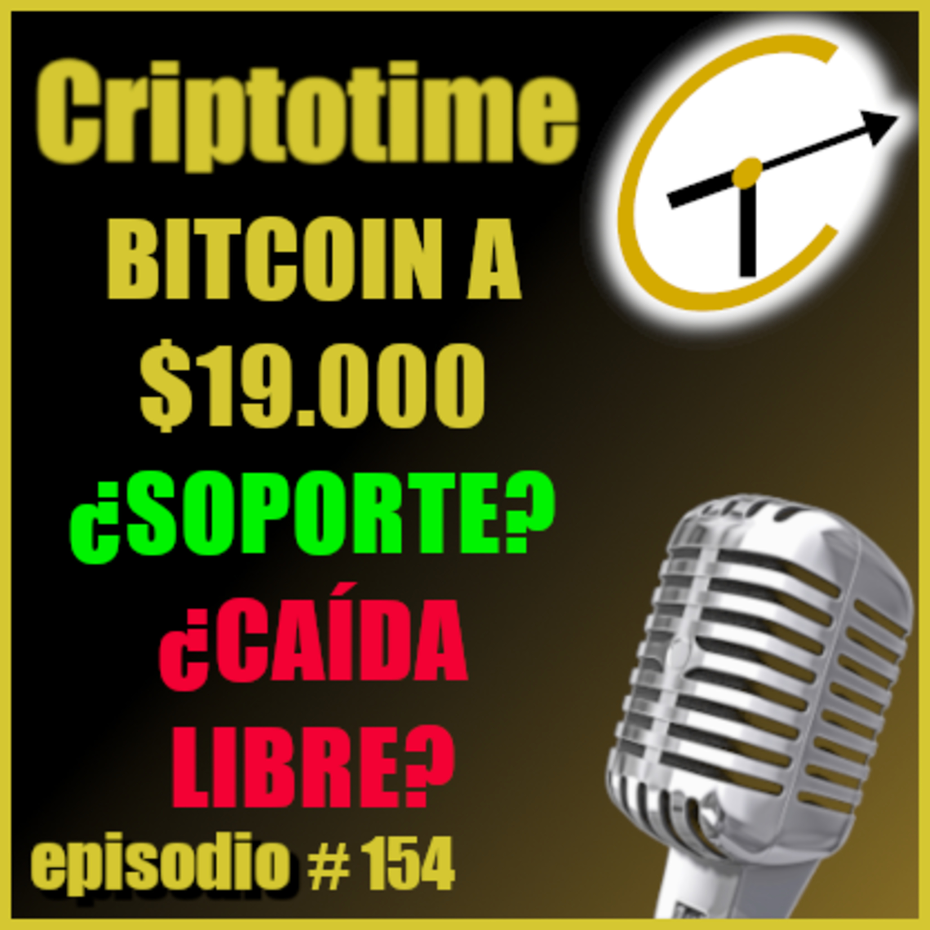 BITCOIN BAJO LOS $19.000,¿BAJARÁ MÁS? comn Andreas Sarantitis. episode artwork