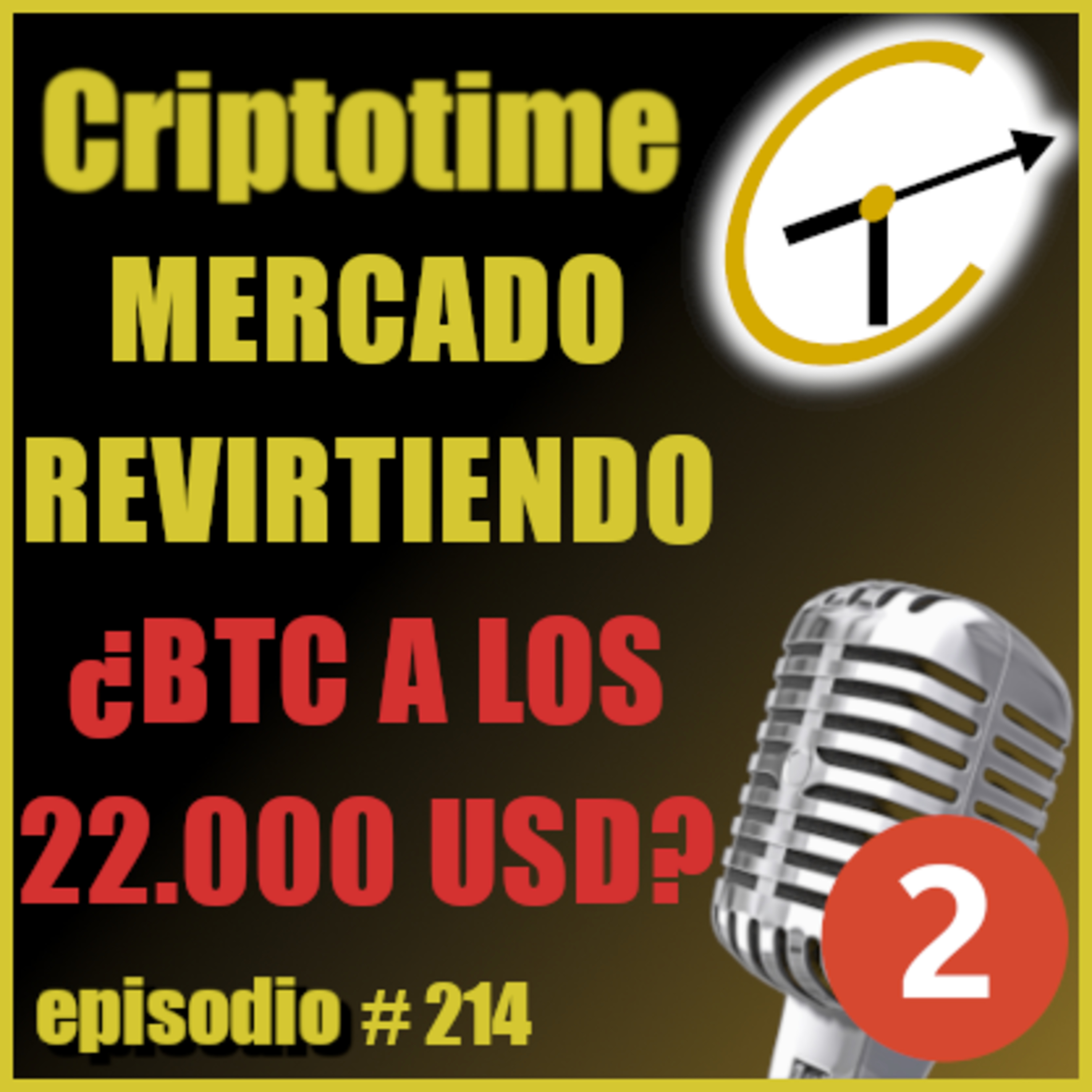 [ENTREVISTA] MERCADO REVIRTIENDO ¿BTC A LOS 22.000 USD? con Jorge Gatica episode artwork