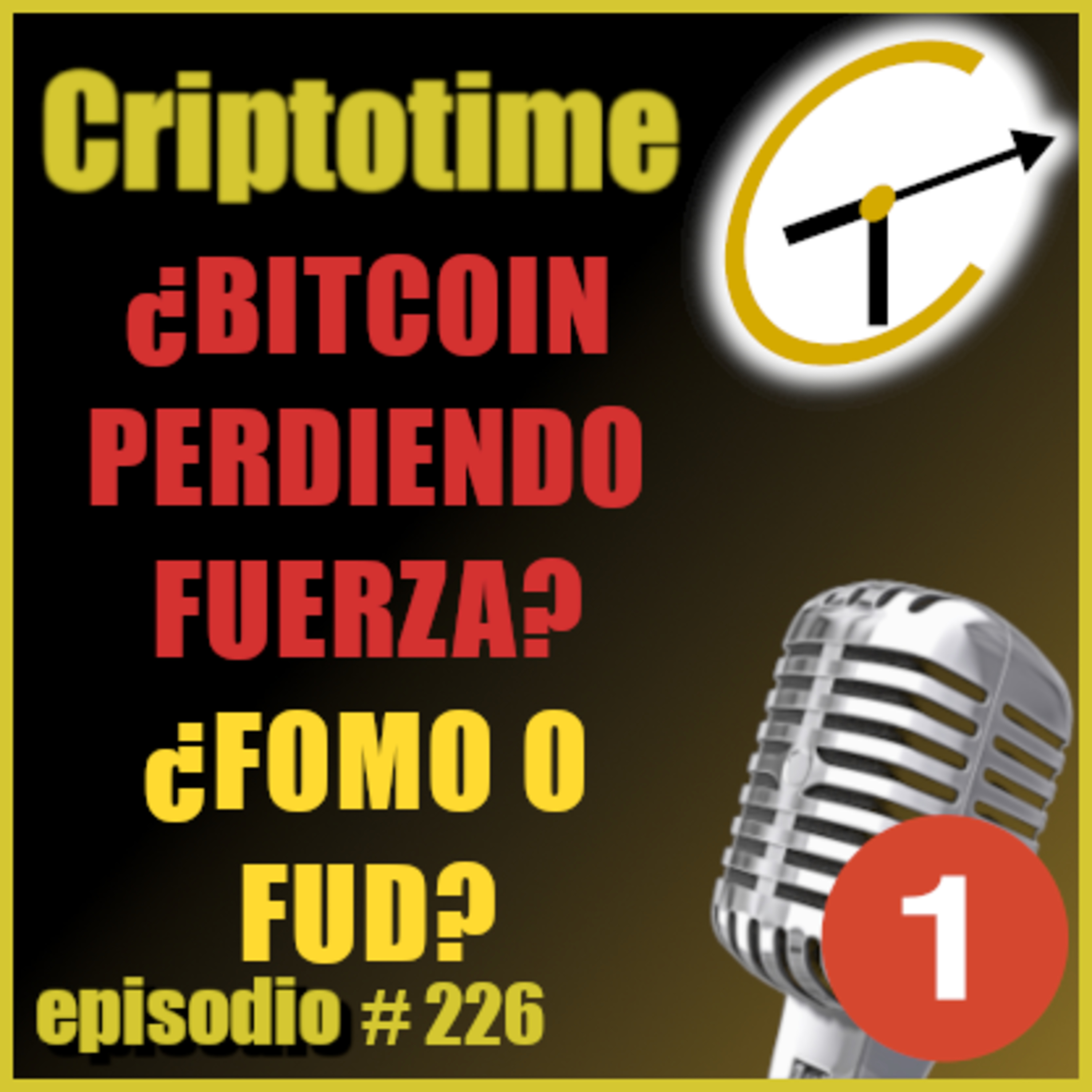 [Parte 1] ¿BITCOIN PERDIENDO FUERZA? ¿FOMO O FUD? con Jorge Gatica. episode artwork
