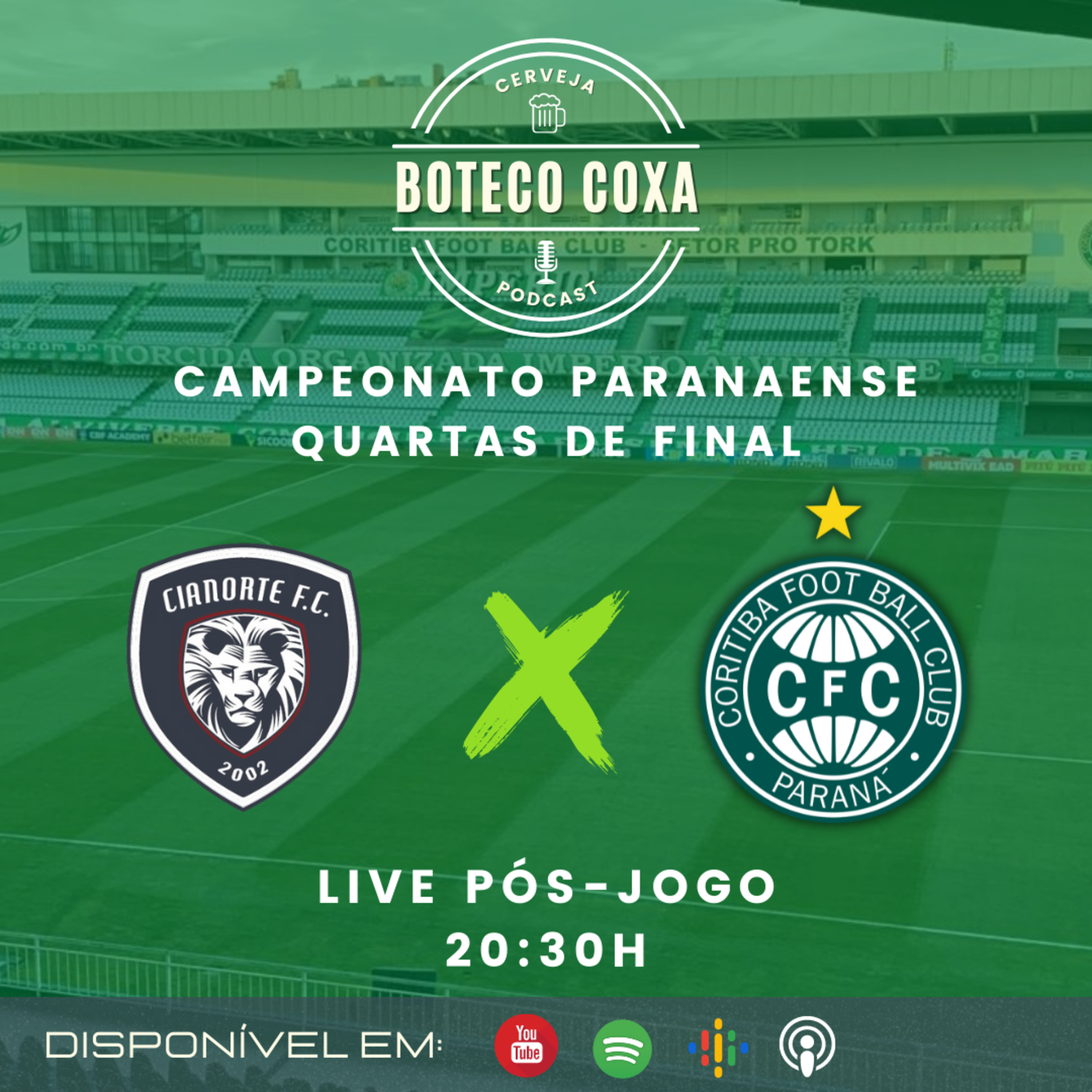 Boteco Coxa Podcast | PÓS-JOGO | CIANORTE 0 x 1 CORITIBA #14 episode artwork
