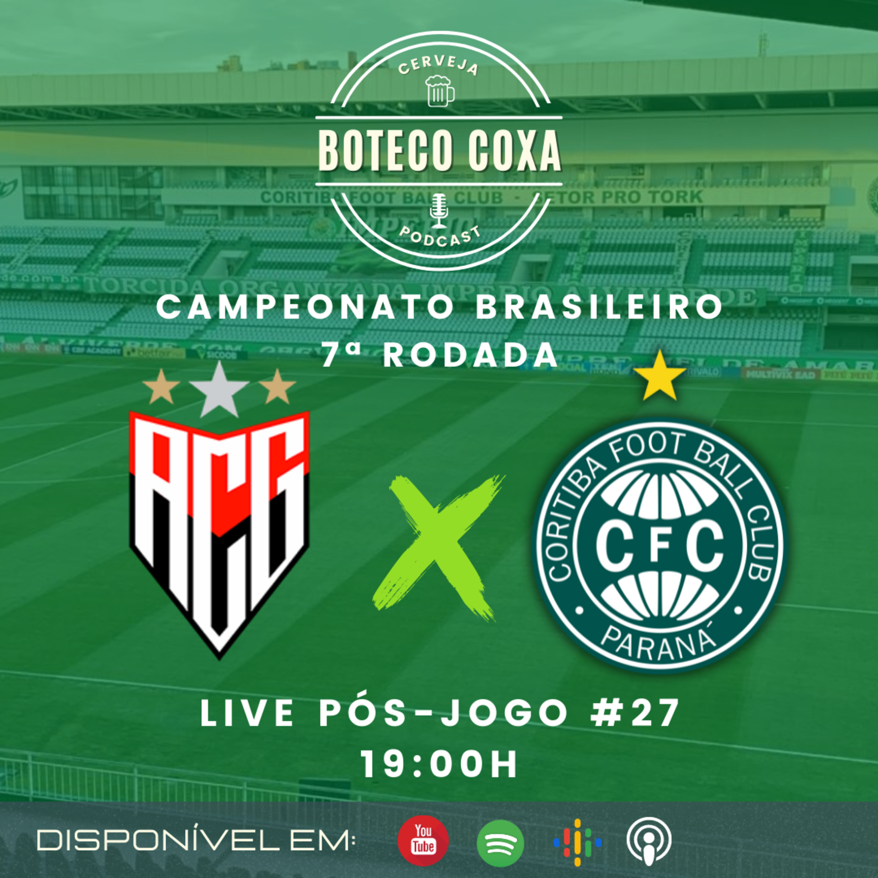 Boteco Coxa Podcast | PÓS-JOGO | ATLÉTICO-GO 2x0 CORITIBA #27 episode artwork