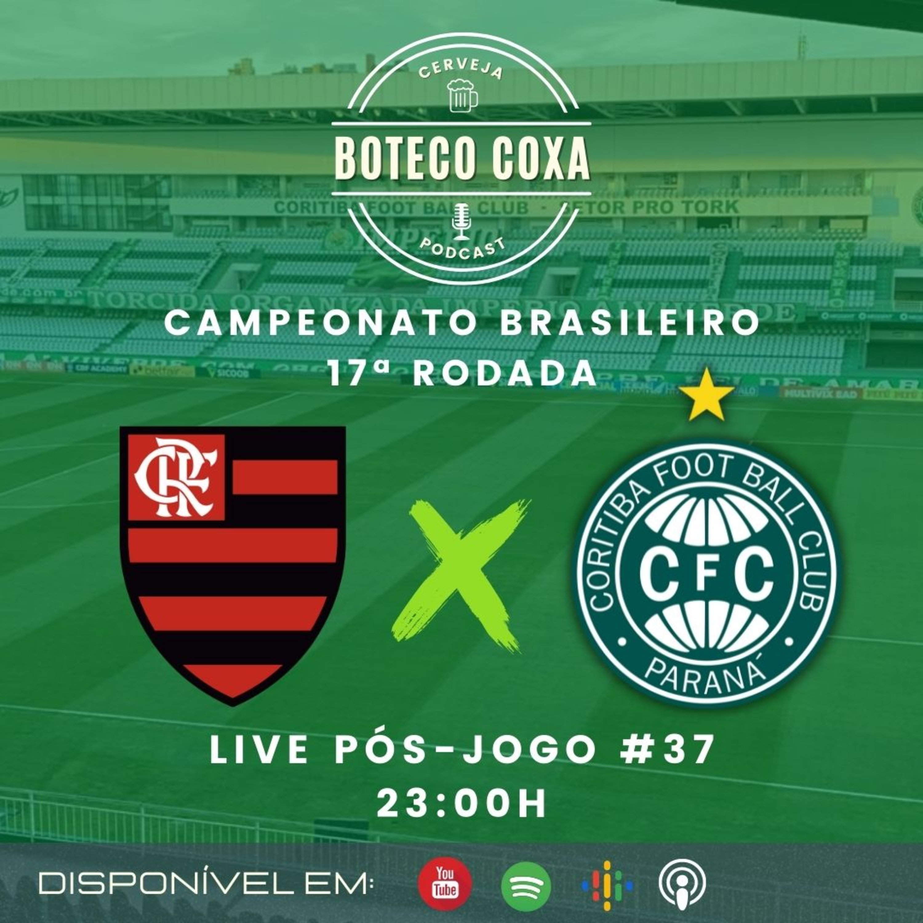 Boteco Coxa Podcast | PÓS-JOGO | FLAMENGO 2x0 CORITIBA #37 episode artwork