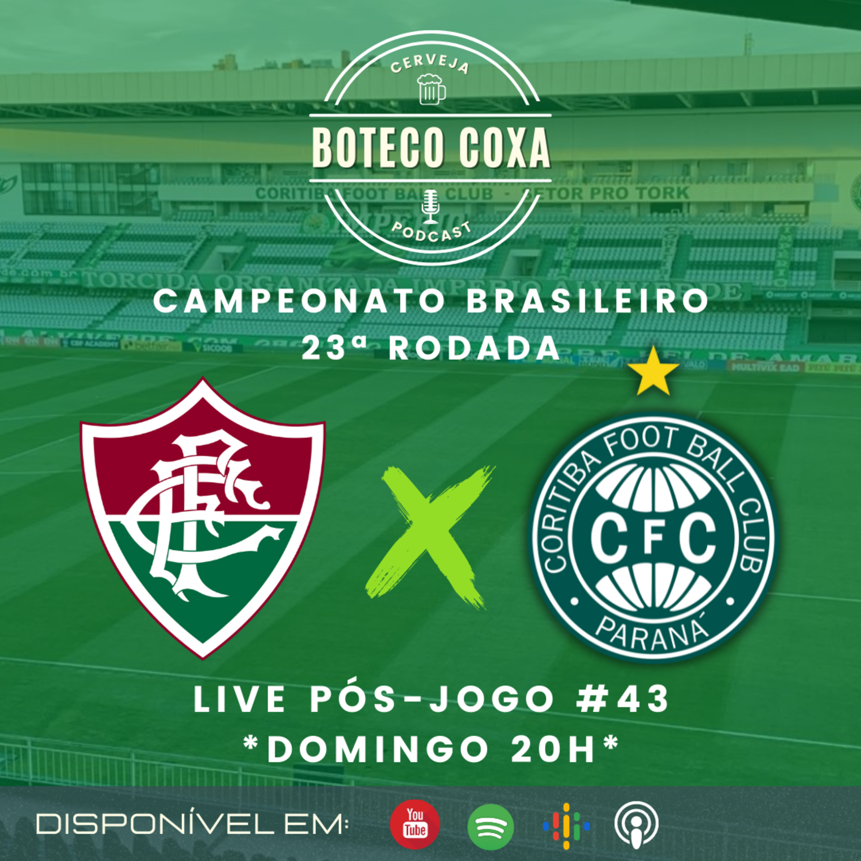 Boteco Coxa Podcast | PÓS-JOGO | FLUMINENSE 5 X 2 CORITIBA #43 episode artwork