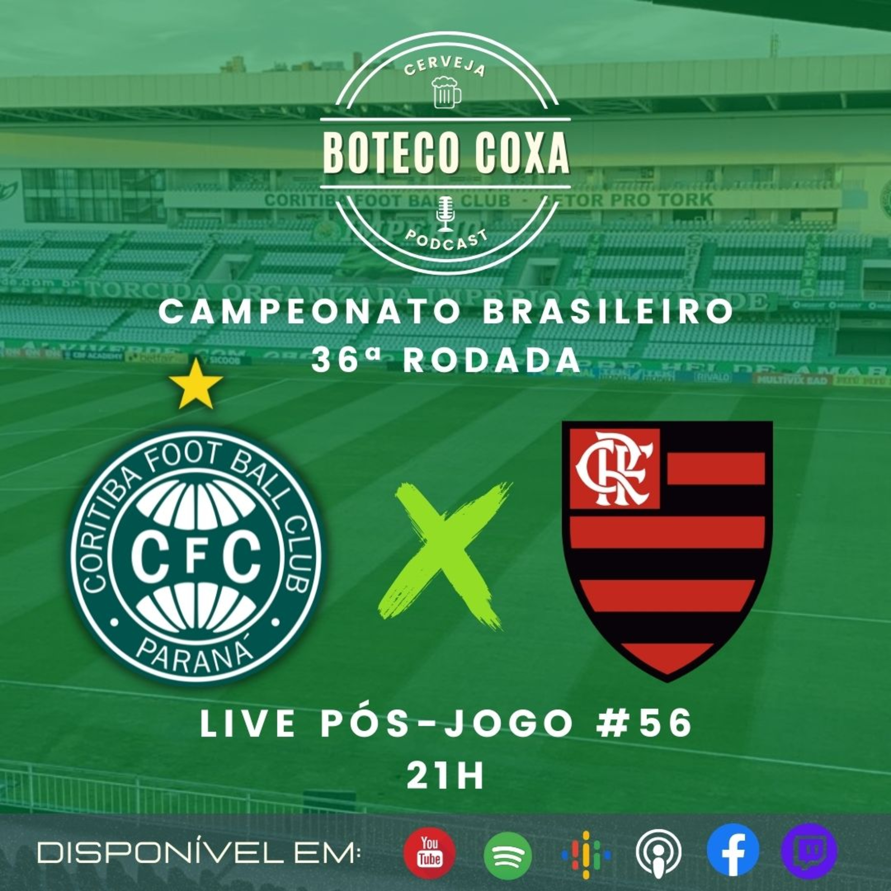 Boteco Coxa Podcast | PÓS-JOGO | CORITIBA 1 X 0 FLAMENGO #56 episode artwork