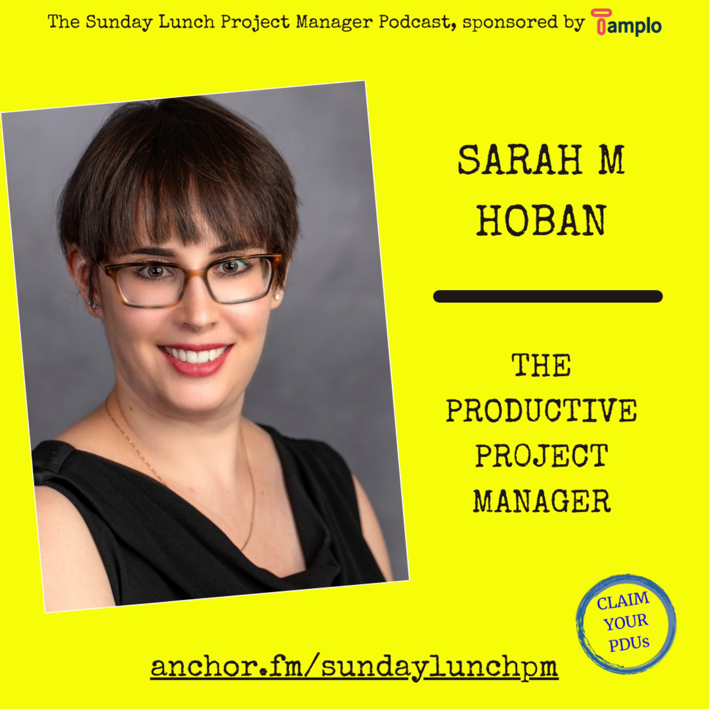 #47 Sarah M Hoban, PMP, The Productive PM (Part 1) episode artwork