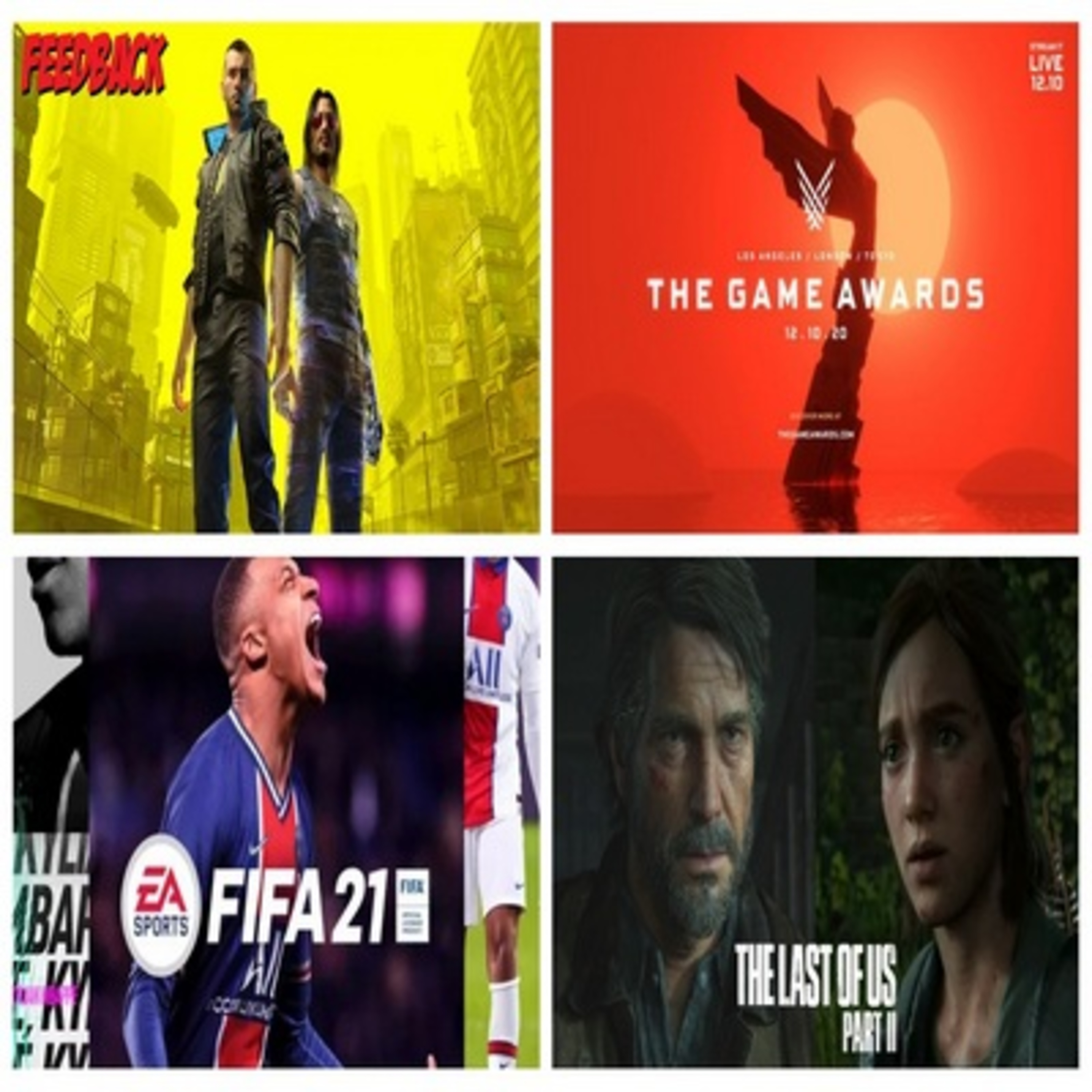 Feedback SussuWorld - Game Awards, Cyberbug 2077, FIFA 21, The Last of Us 2 e mais !! episode artwork
