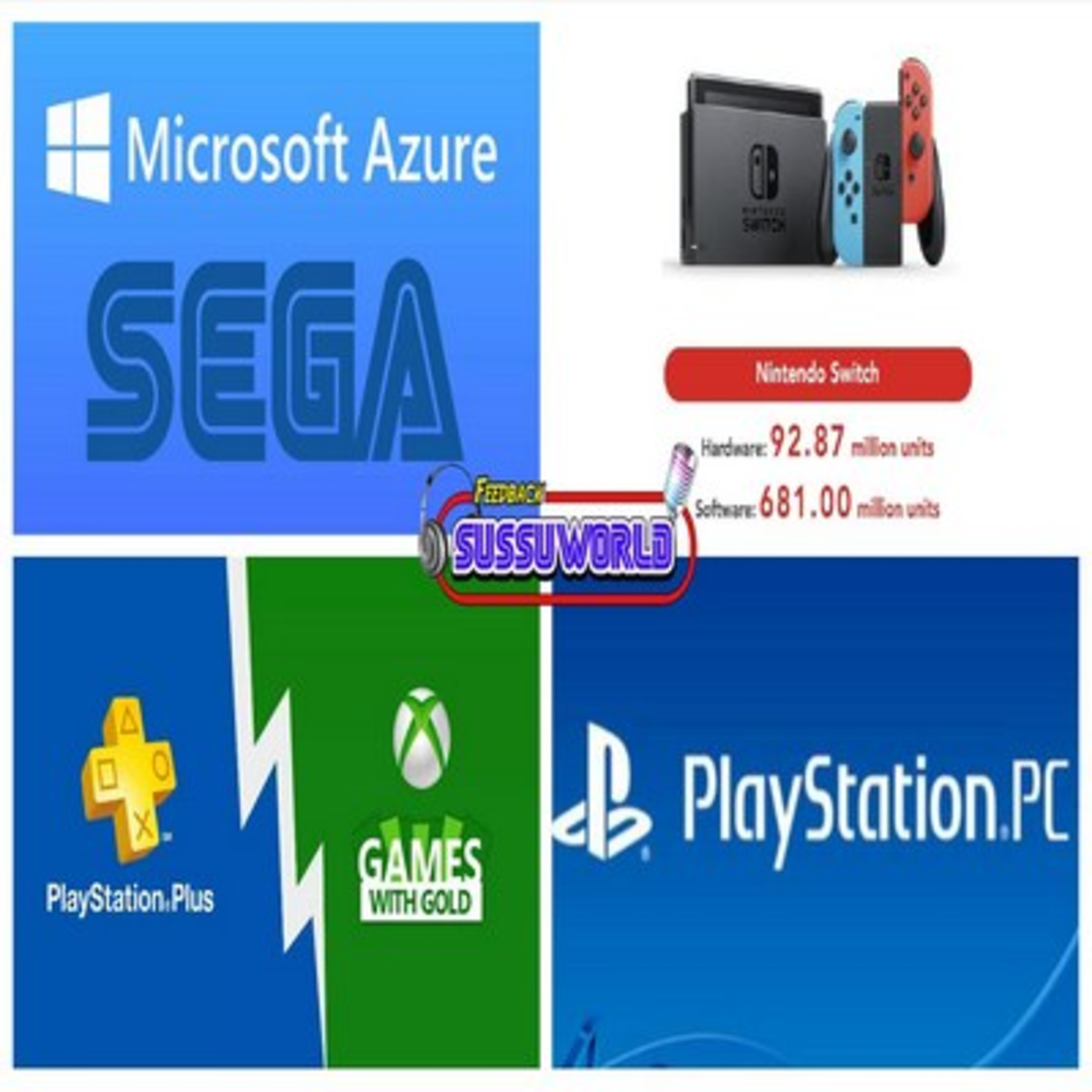 Feedback SussuWorld - Microsoft e Sega, PlayStation PC, Games with Gold, PSN Plus, Switch e mais !! episode artwork
