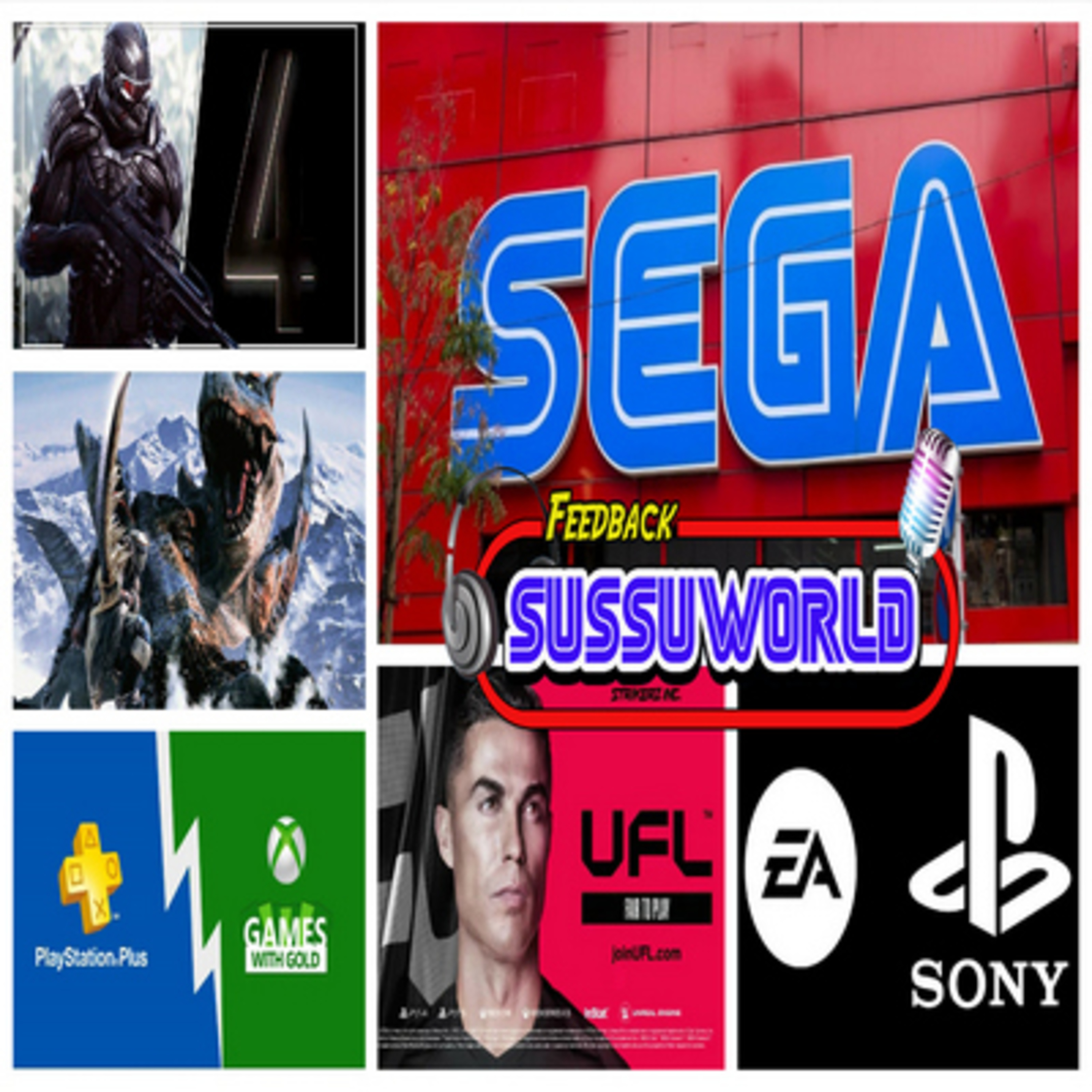 Feedback SussuWorld - UFL, PSN e Games with Gold, Sega, Crysis 4, Sony, EA e mais !! episode artwork