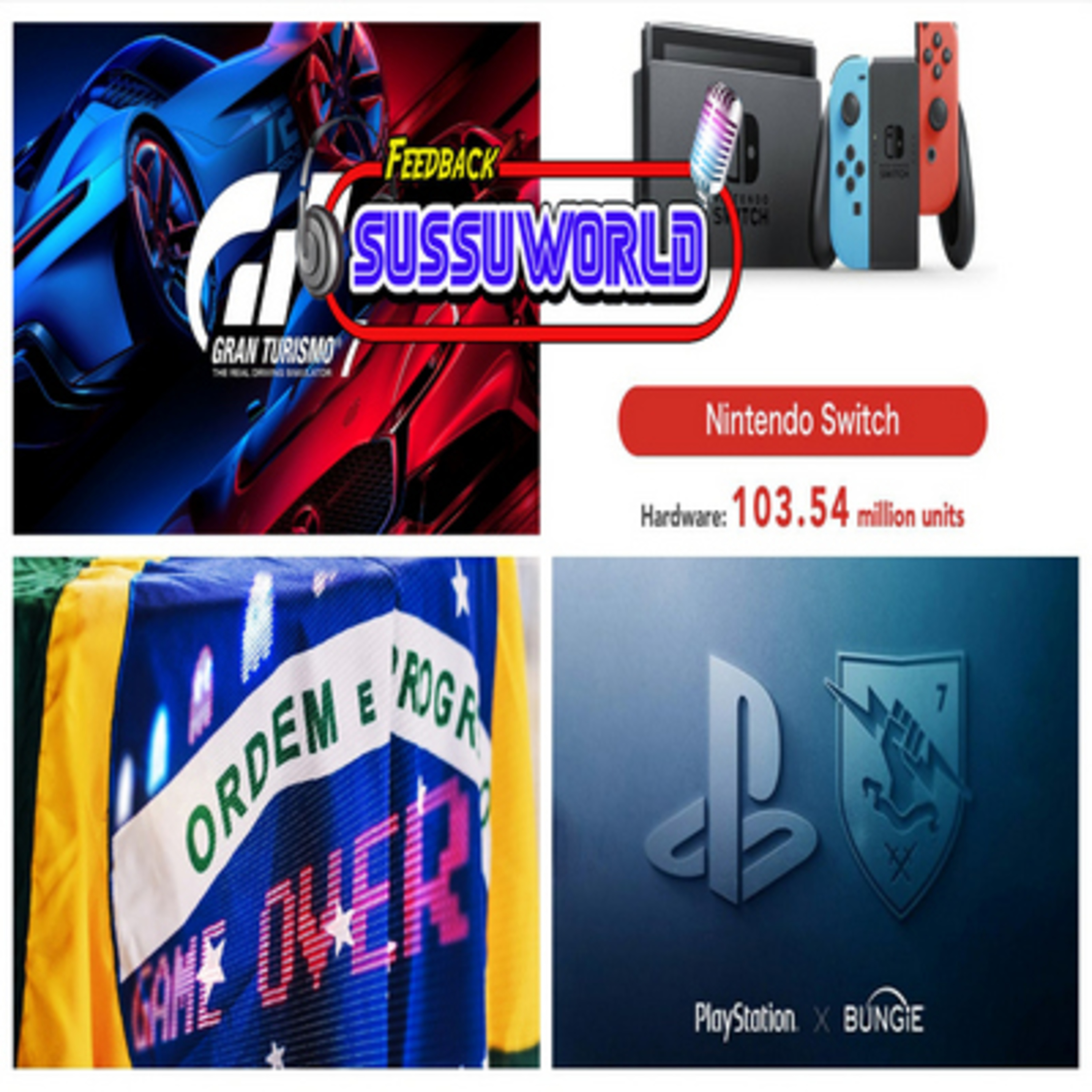 Feedback SussuWorld - Gran Turismo 7, Nintendo, Sony e Bungie, Jogos podem ficar mais caros e mais !! episode artwork