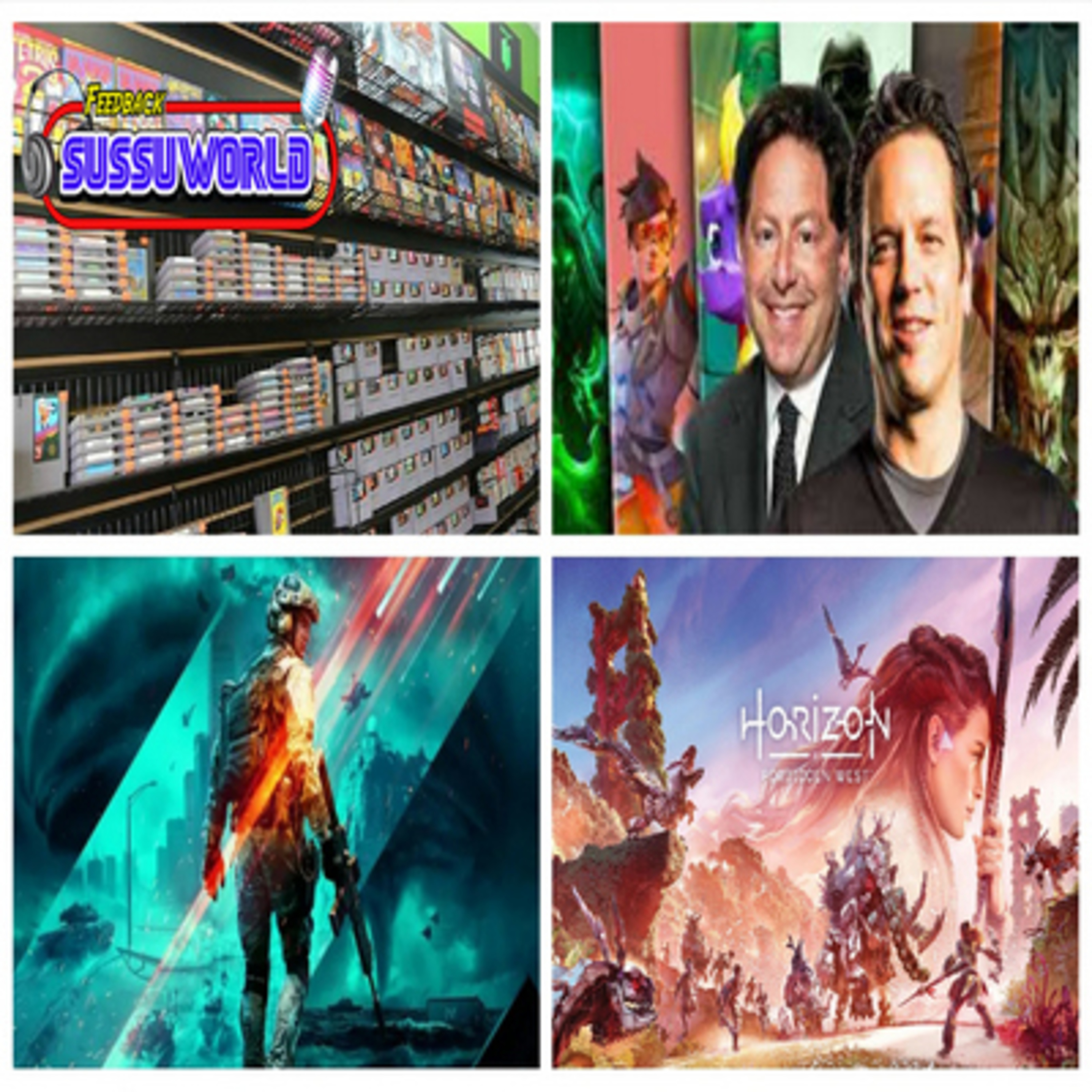 Feedback SussuWorld - Tesouro Gamer, Activision, Battlefield 2042, Horizon Forbidden West e mais !! episode artwork