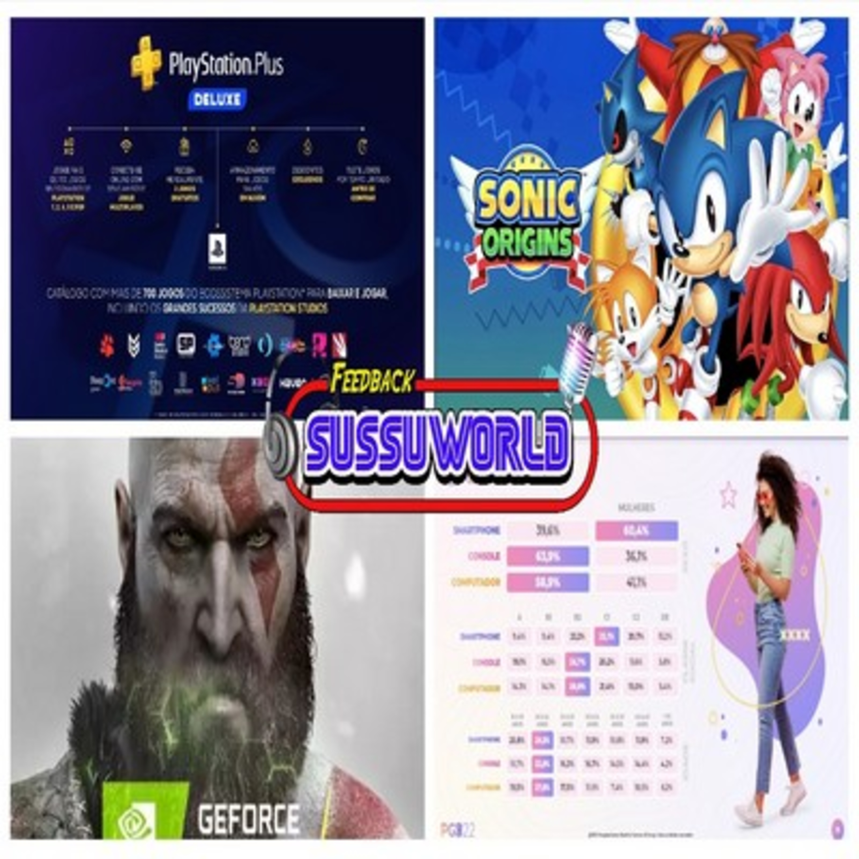 Feedback SussuWorld - PSN Plus, Sonic Origins, God of War, Streets of Rage e mais !! episode artwork
