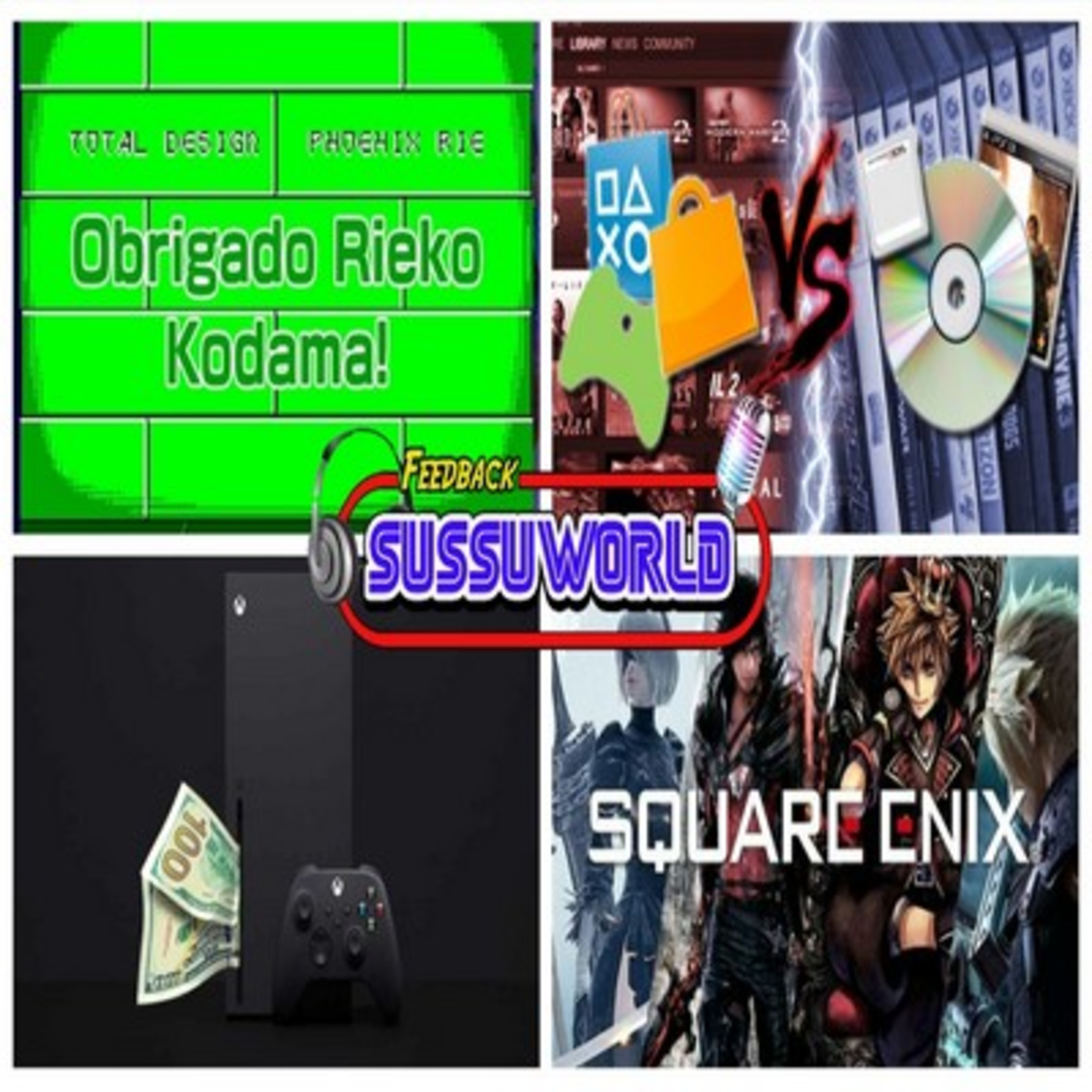 Feedback SussuWorld - Rieko Kodama, Jogos Digitais, Microsoft subsidiando Xbox, Square e mais !!