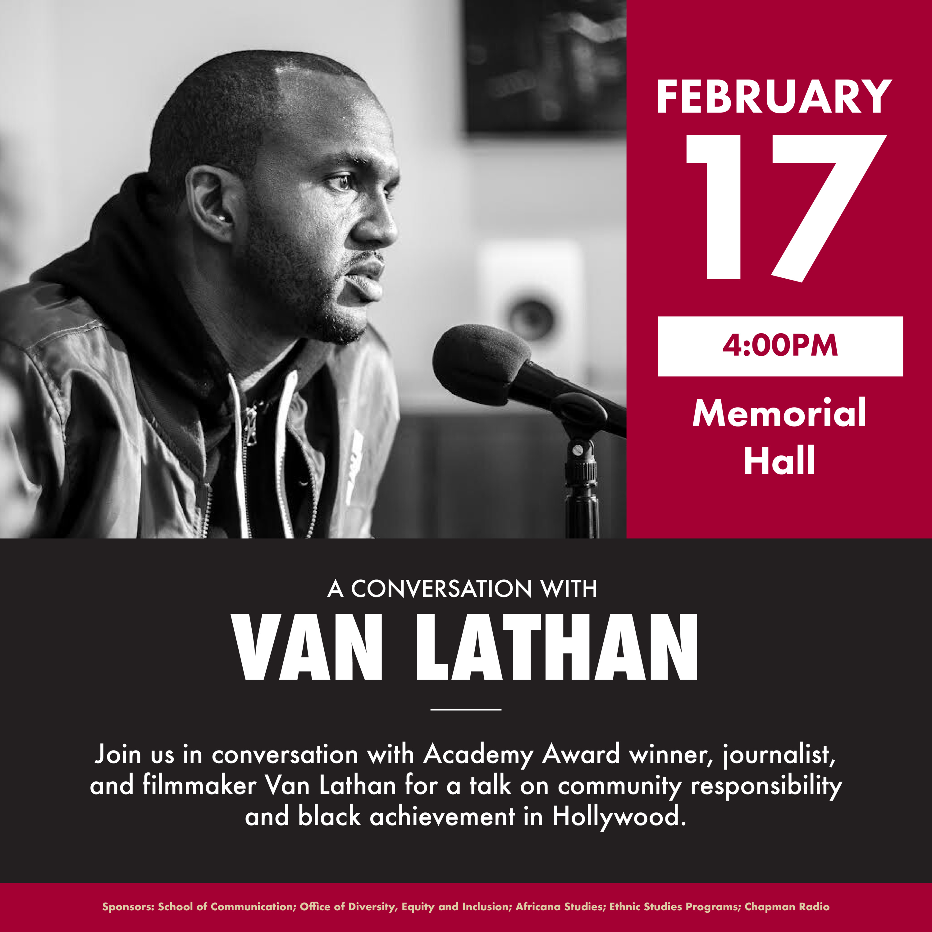 A Conversation with Van Lathan episode artwork