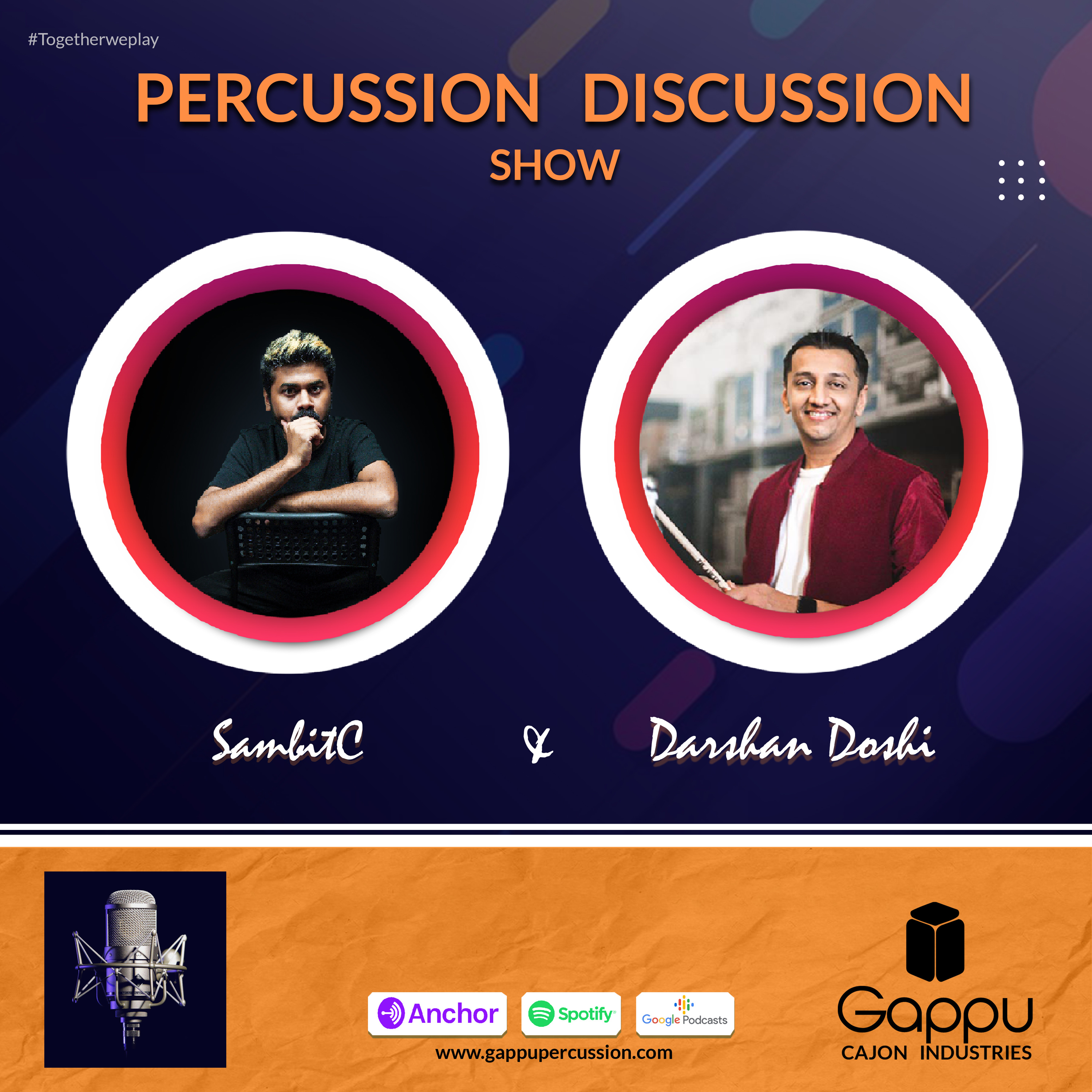 Percussion Discussion Show | Gappu Cajon