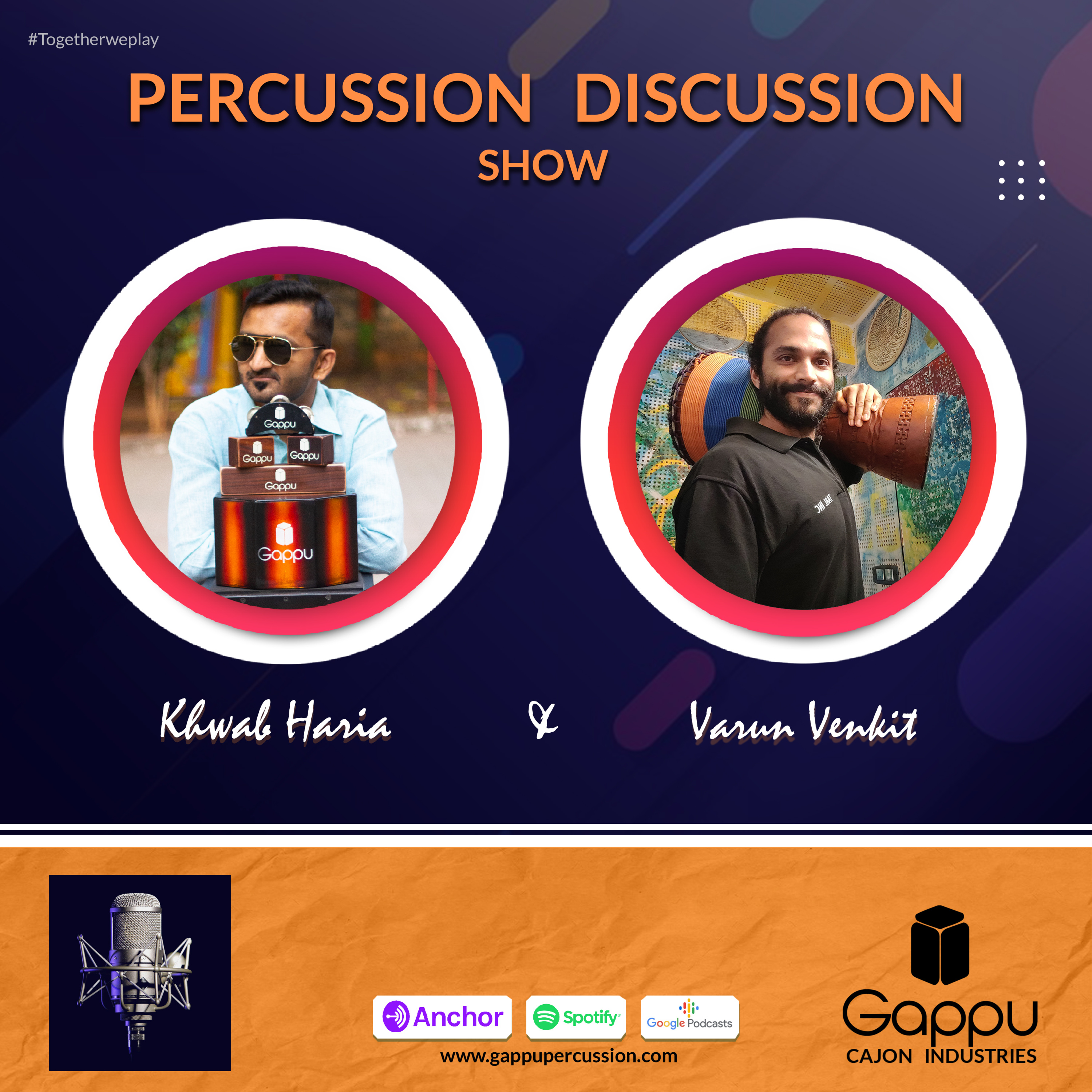 Percussion Discussion Show | Gappu Cajon