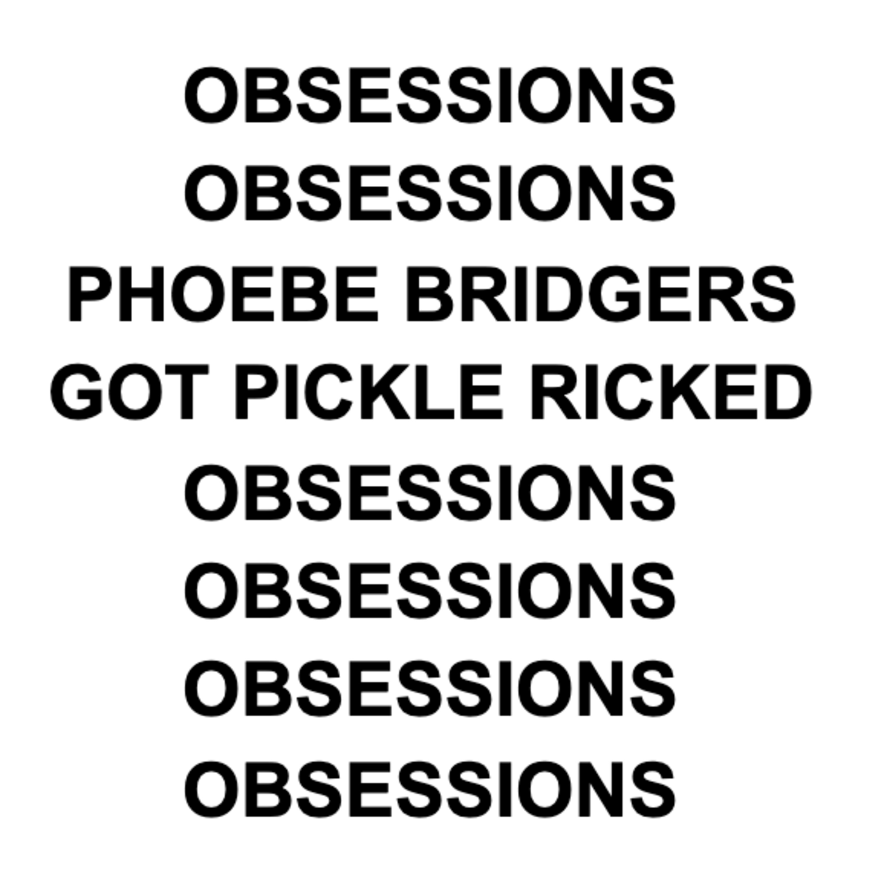 Obsessions with Julia Gray