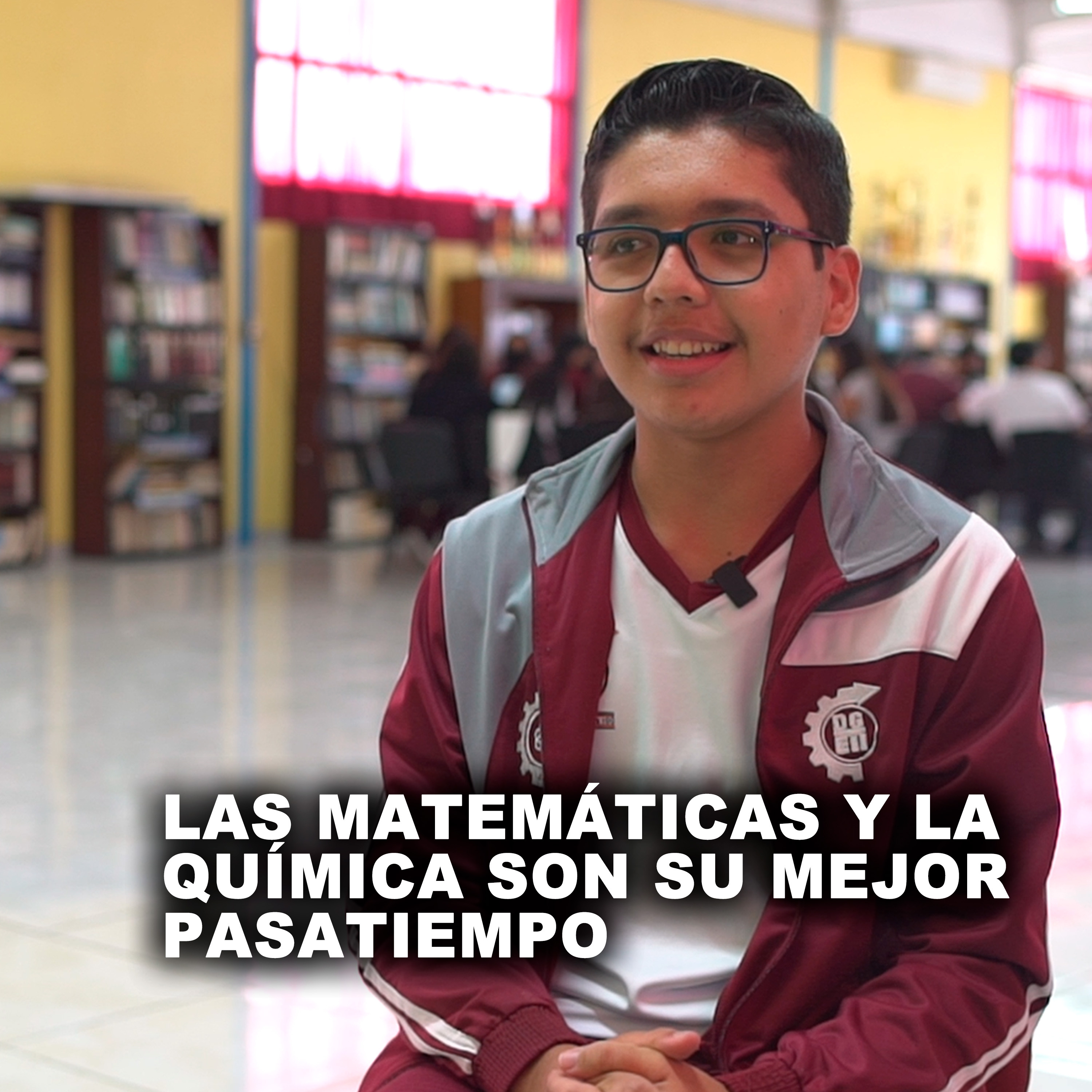 Las matemáticas y la química son su mejor pasatiempo