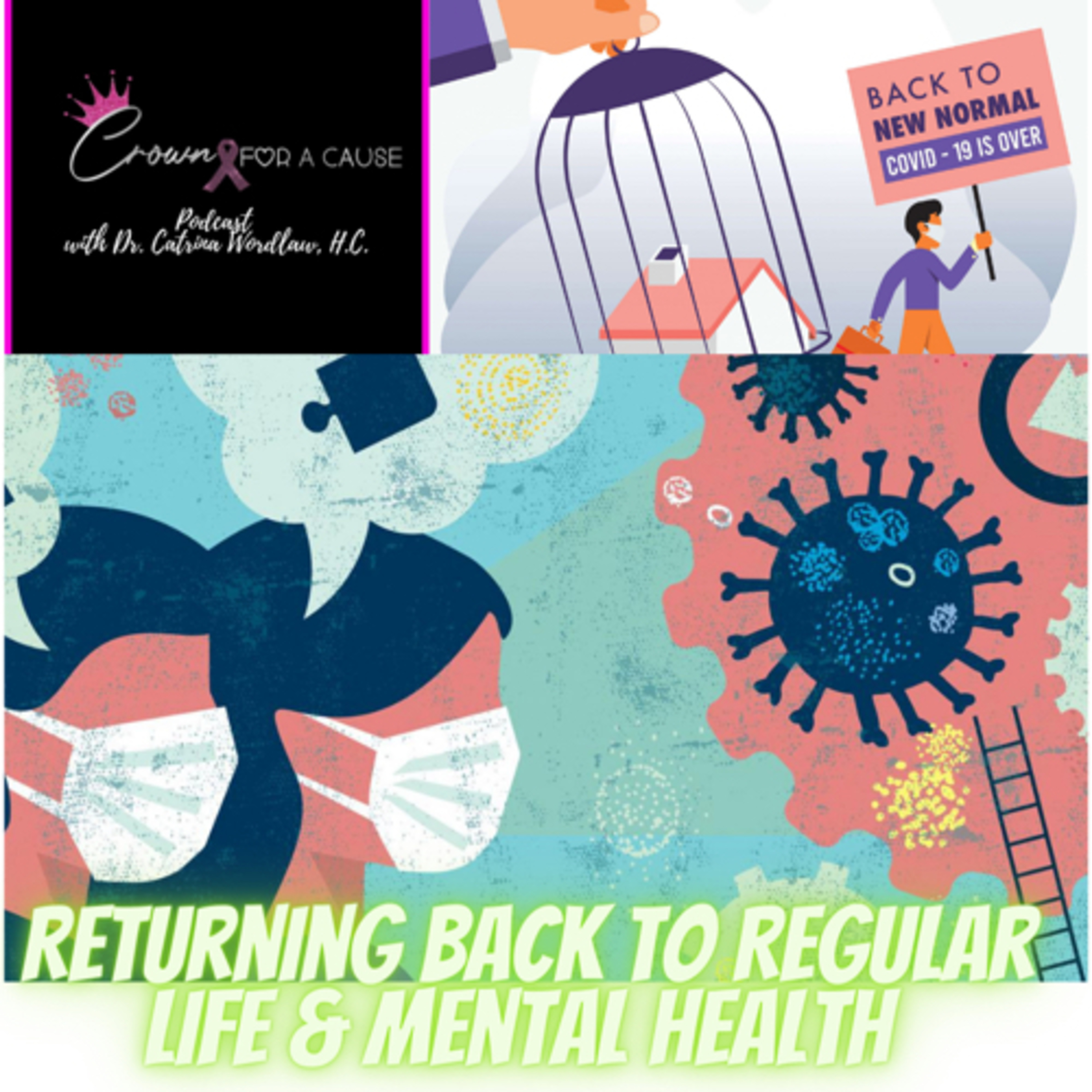 Crown for a Cause Podcast with Dr. Catrina Wordlaw, Trio PhDs, Duo, h.c.