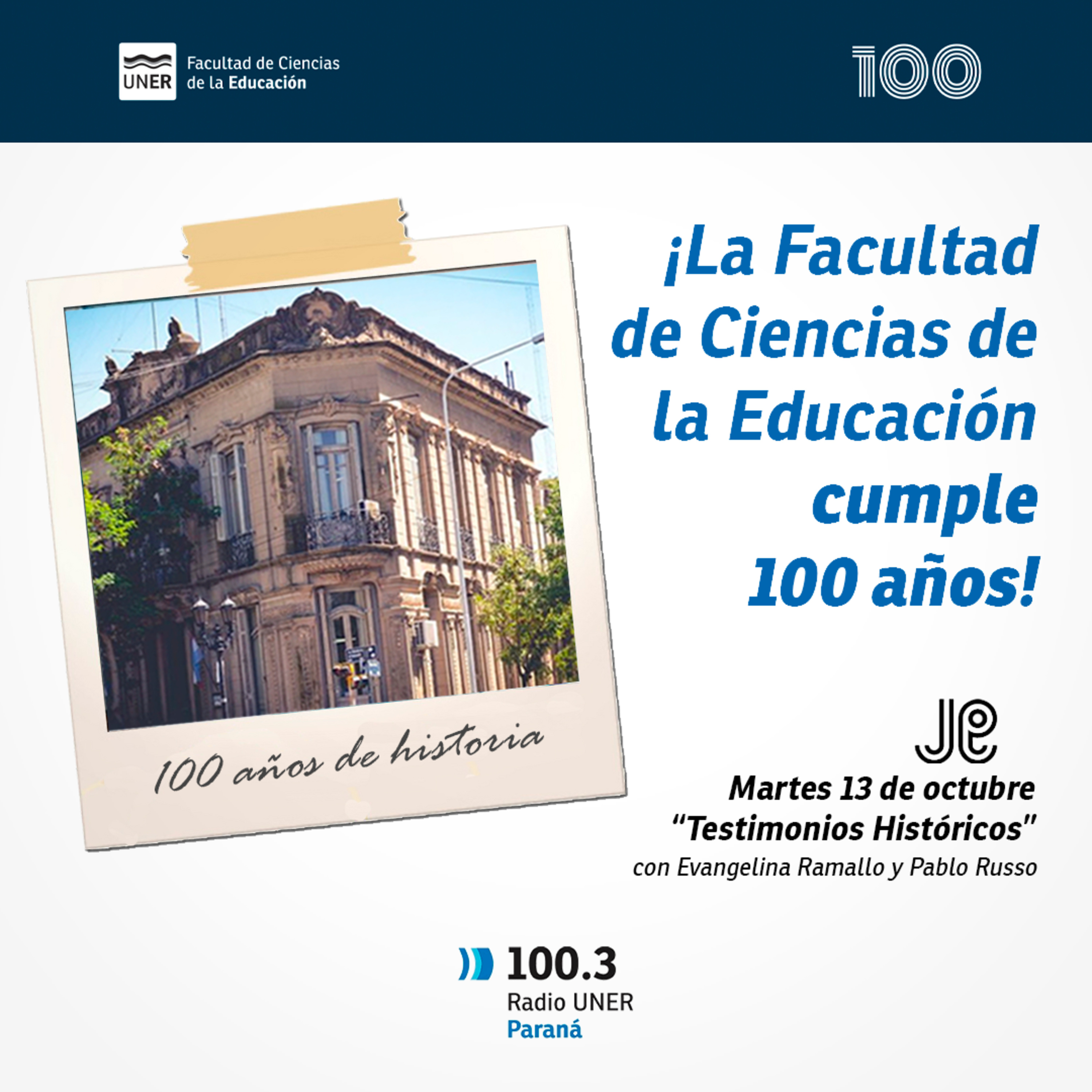 Jardín de gente 100 años FCEdu. Testimonios episode artwork