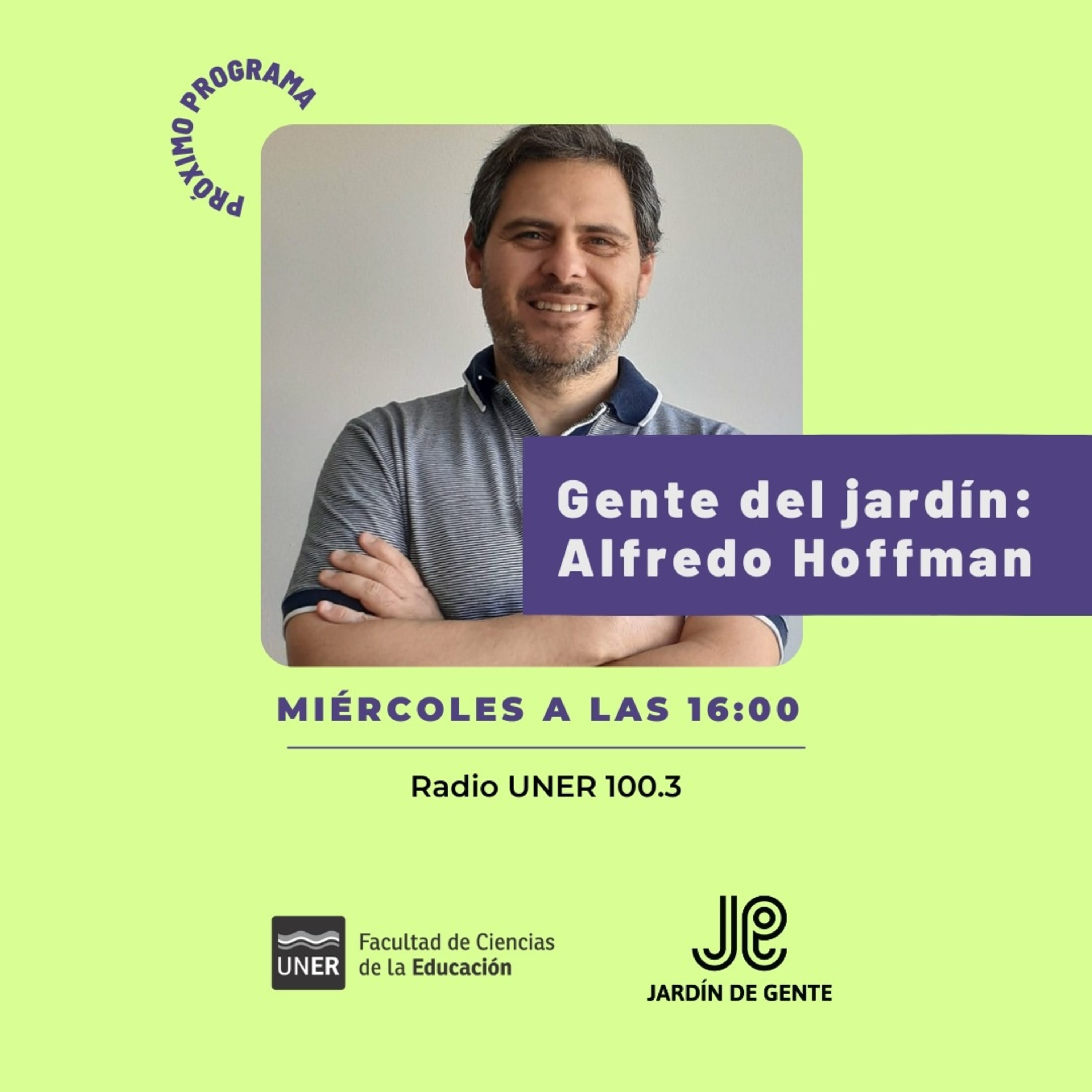 Jardín de gente. Alfredo Hoffman.  episode artwork