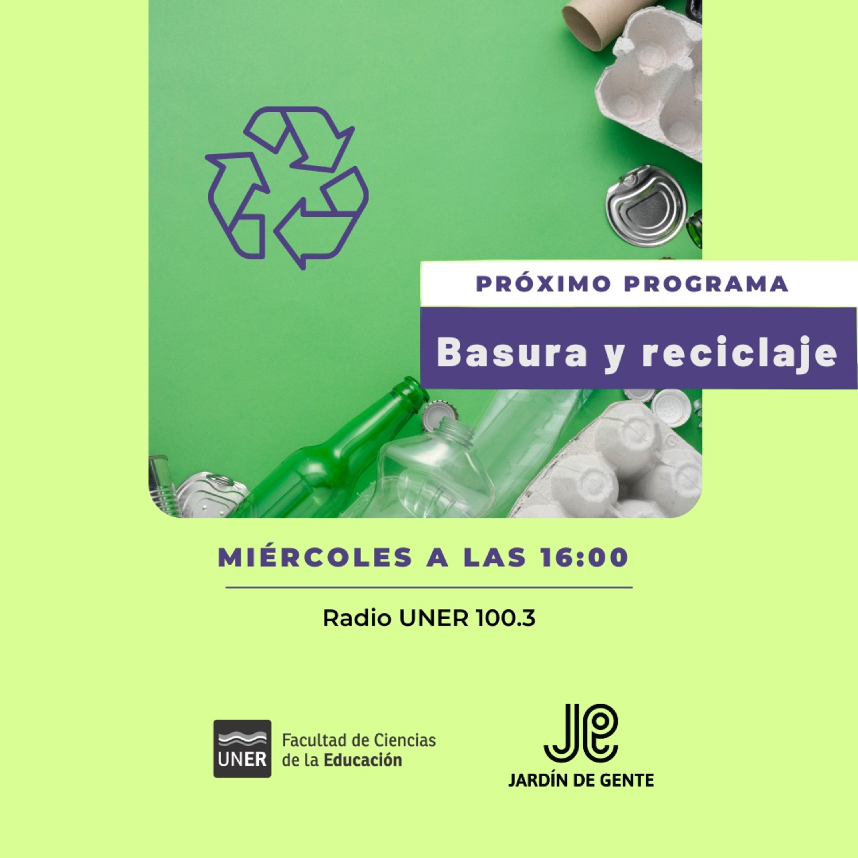 Jardín de gente. Basura y reciclaje.  episode artwork
