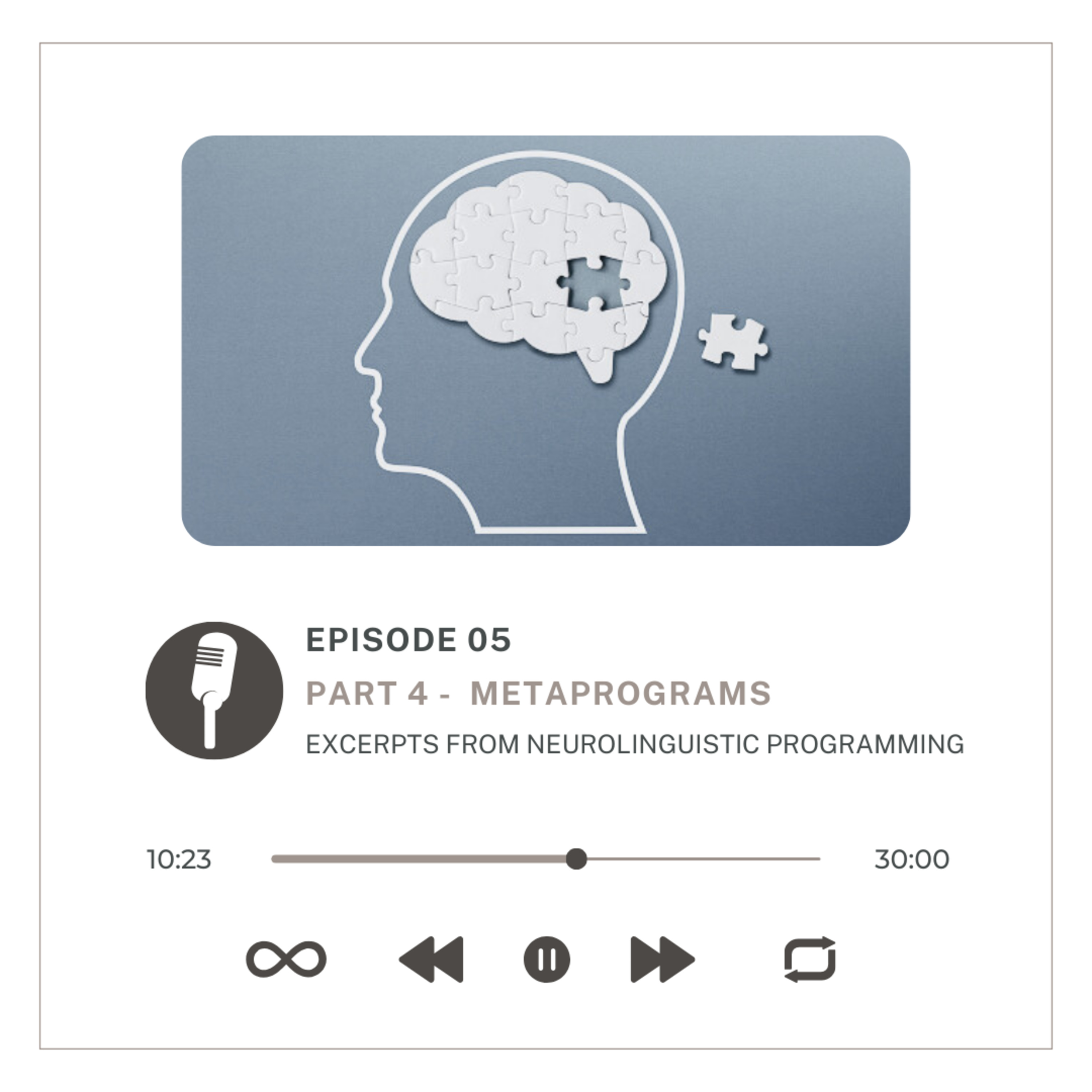Neuro Linguistic Programming Episode Part 4: Understanding Metaprograms - Application