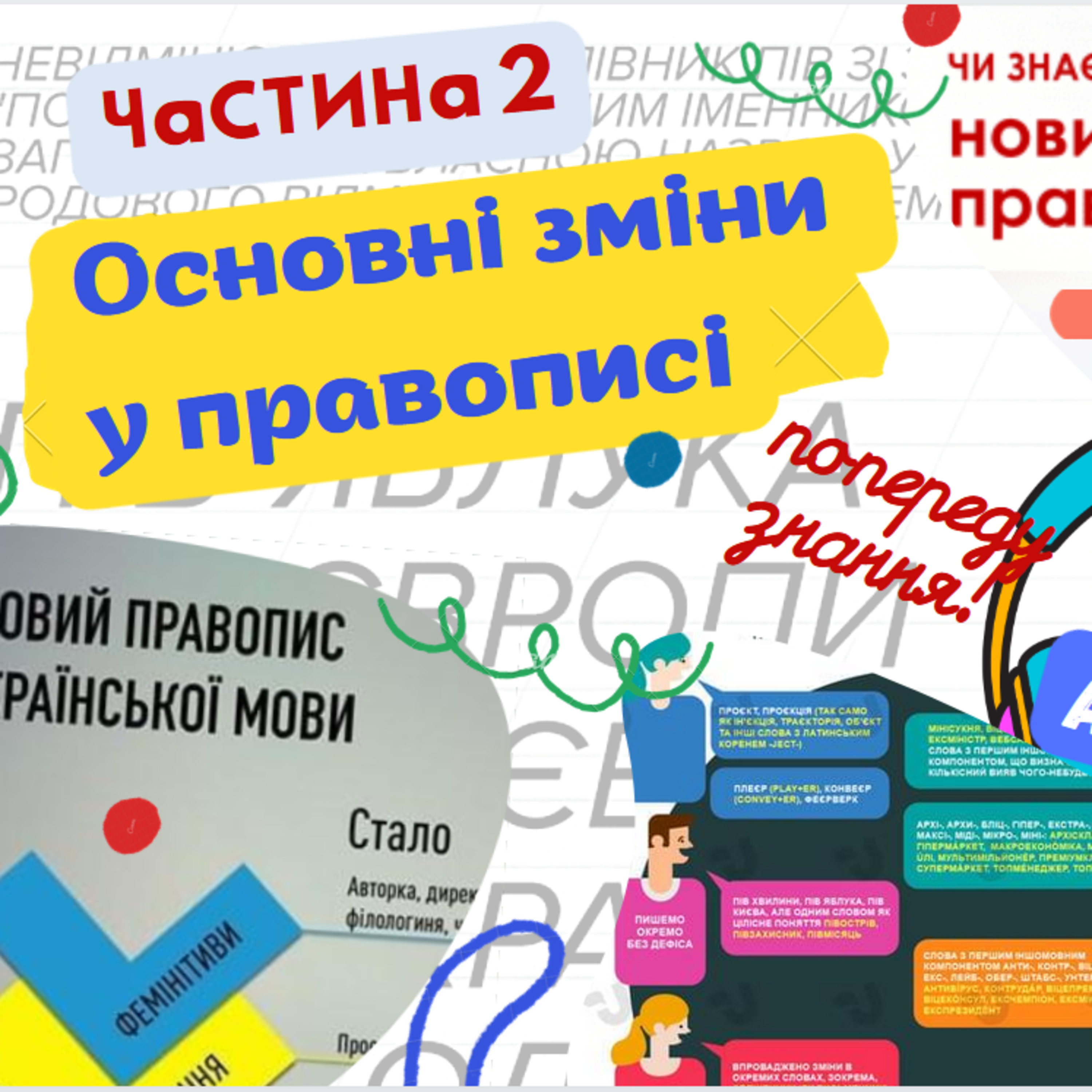 Основні зміни в українському правописі. Ч. 2 episode artwork